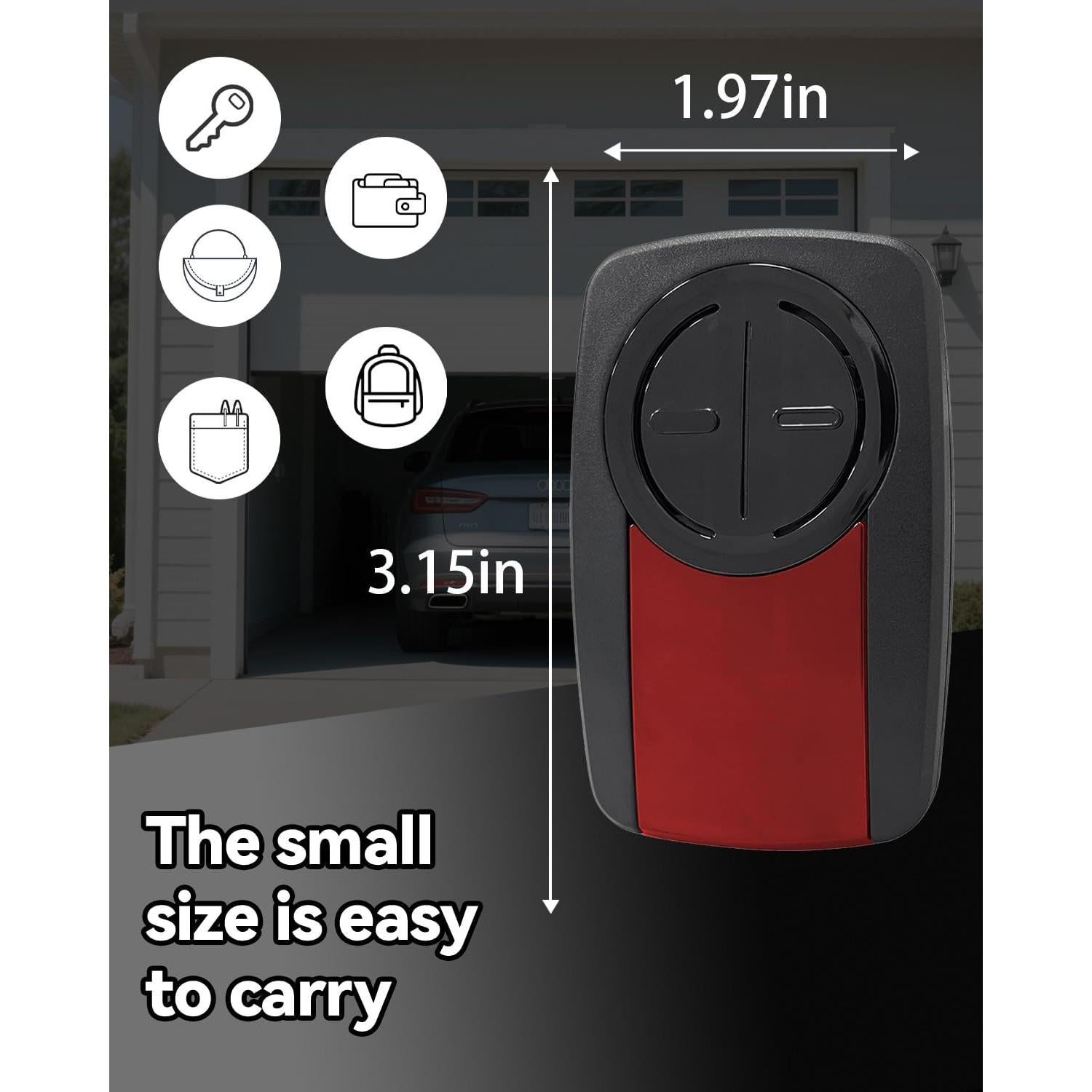 Control Remoto Universal LiftMaster 380UT para Garaje