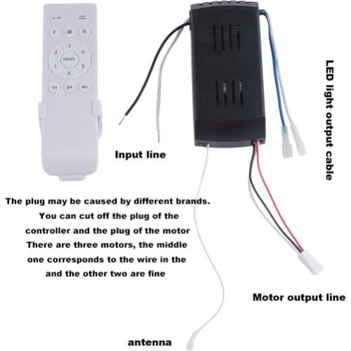 Control Remoto para Ventilador de Techo ChiMiao 6 Velocidades