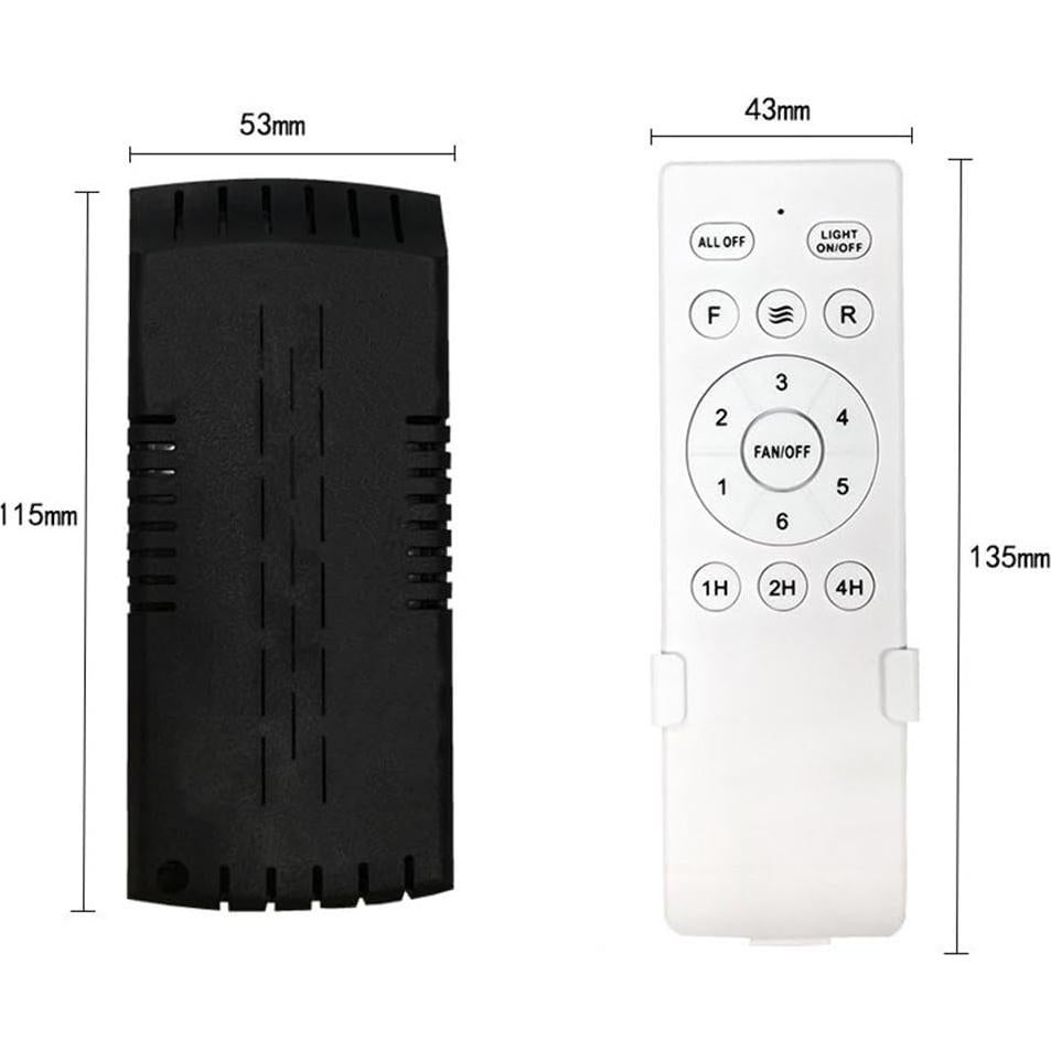 Control Remoto para Ventilador de Techo ChiMiao 6 Velocidades