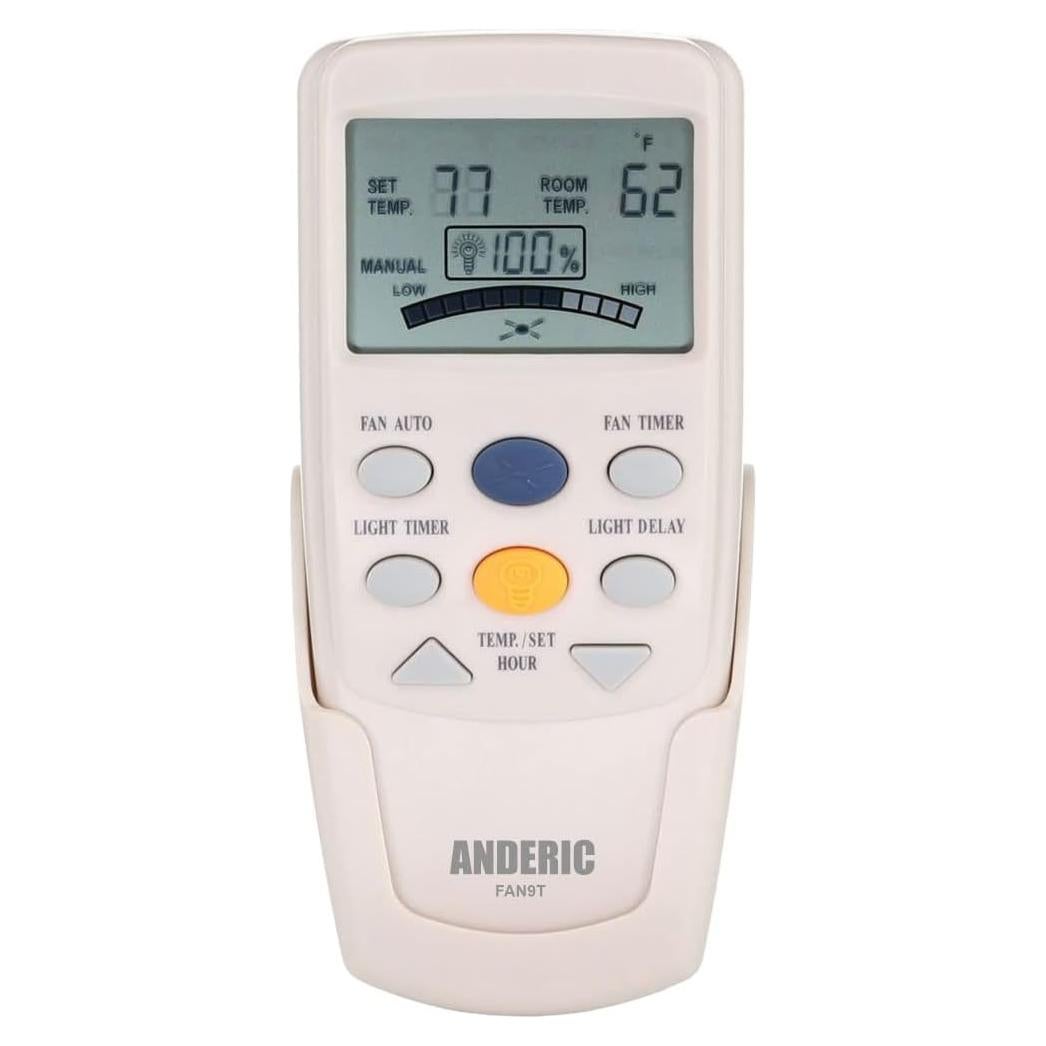Control Remoto Anderic FAN-9T para Ventiladores de Techo