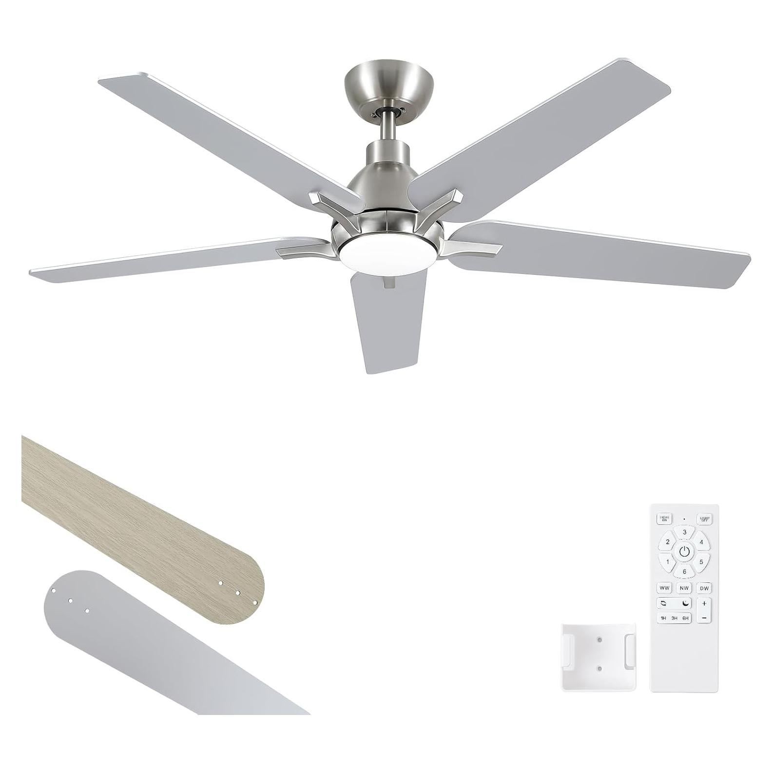 Ventilador de Techo 52" Putroad con Luz y Control Remoto