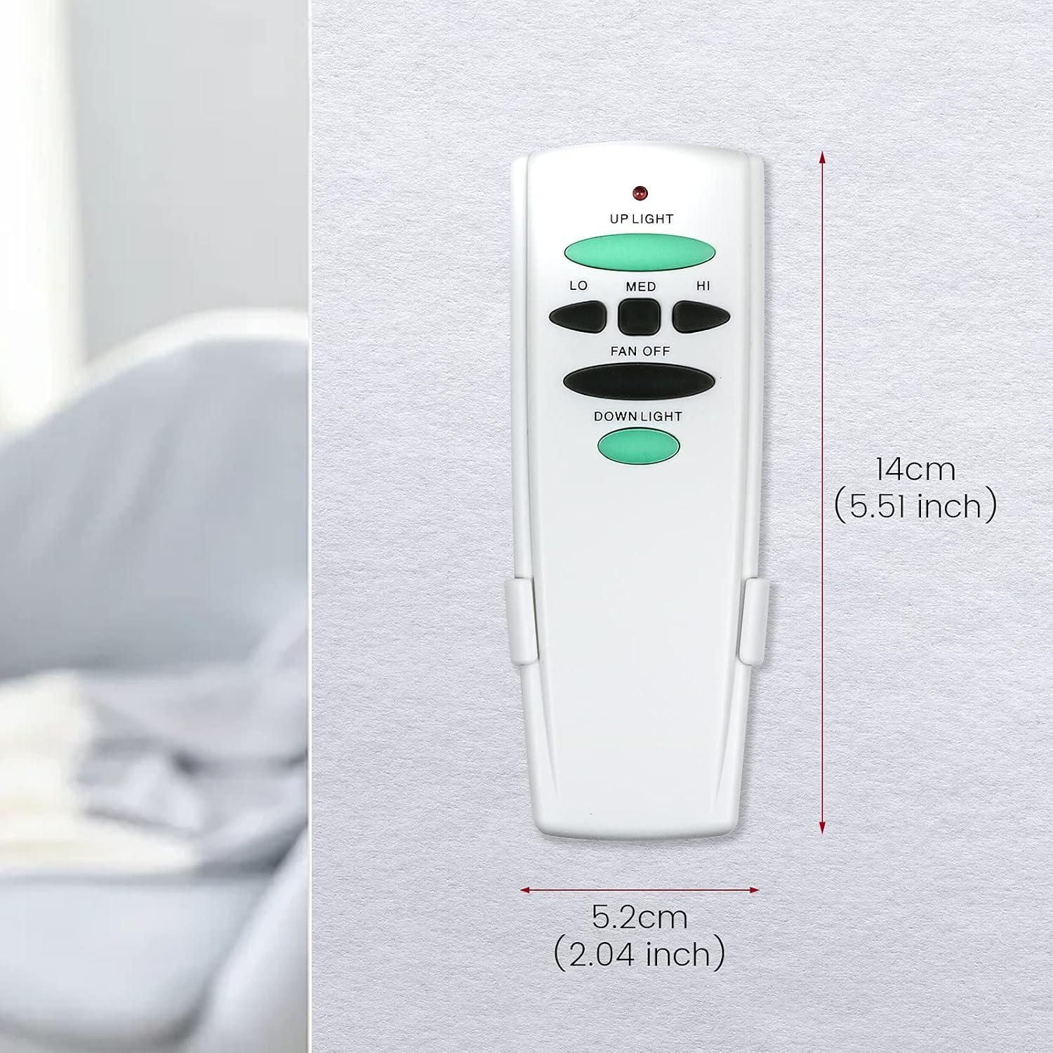 Control Remoto para Ventilador de Techo Eogifee UC7078T 3 Velocidades