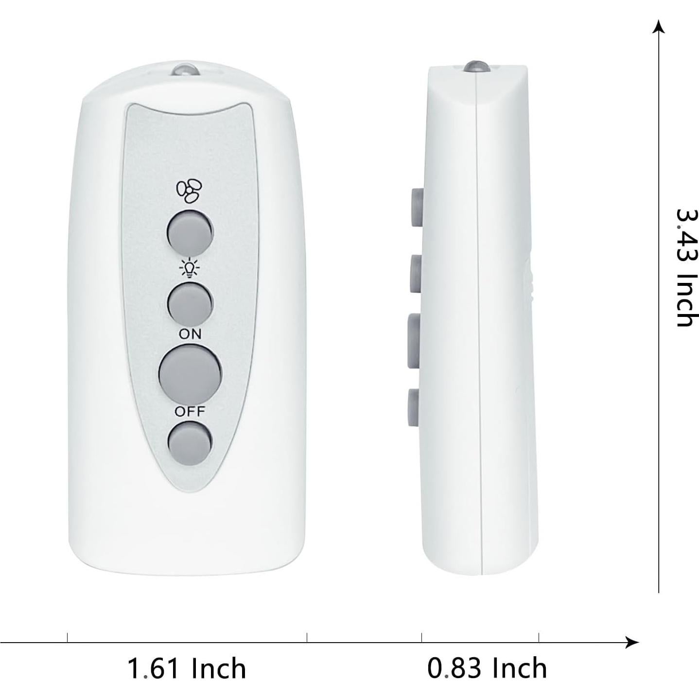 Control Remoto AOERUOW para Ventilador de Techo Bell+Howell