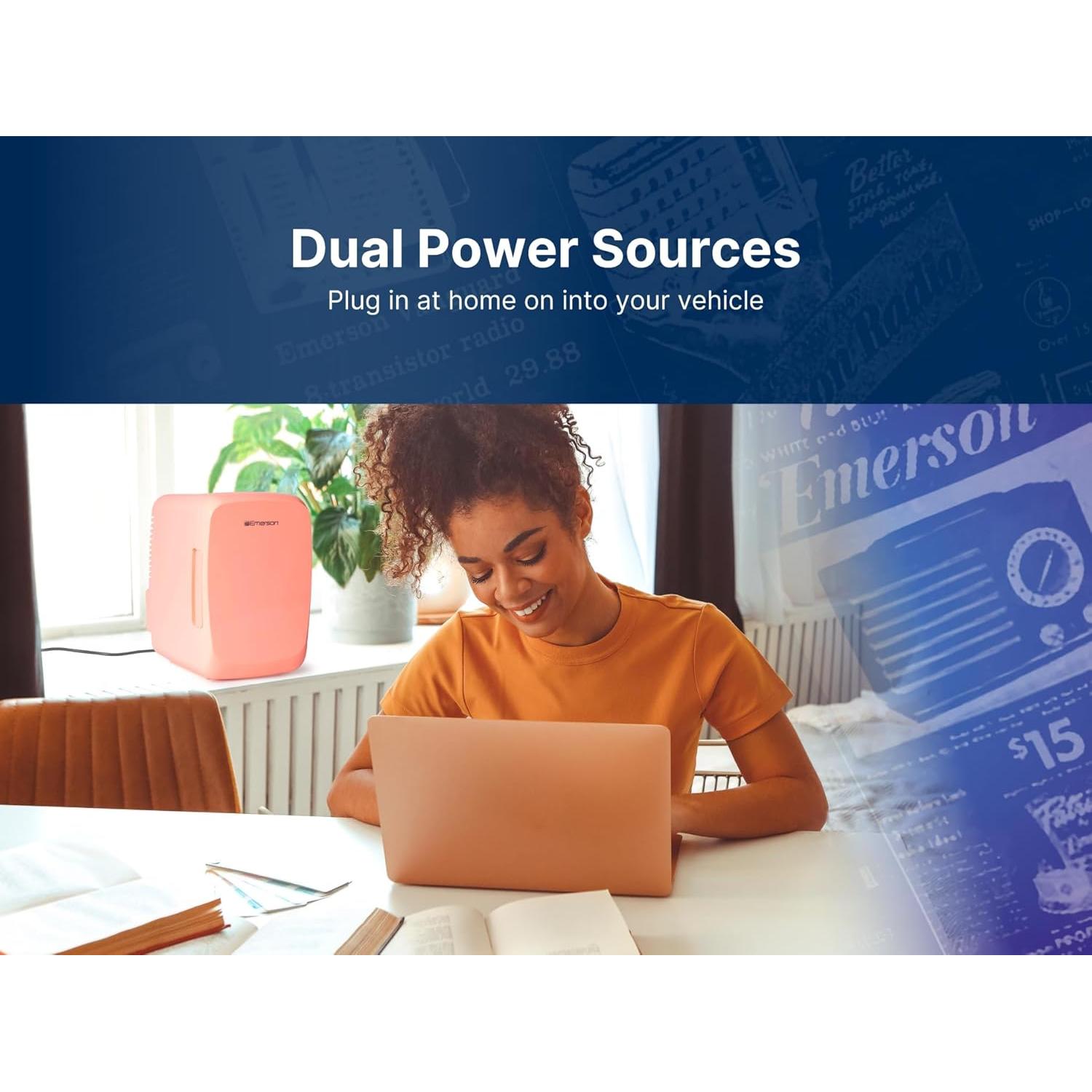 Nevera Mini Portátil Emerson EFC-5000 4L Negra