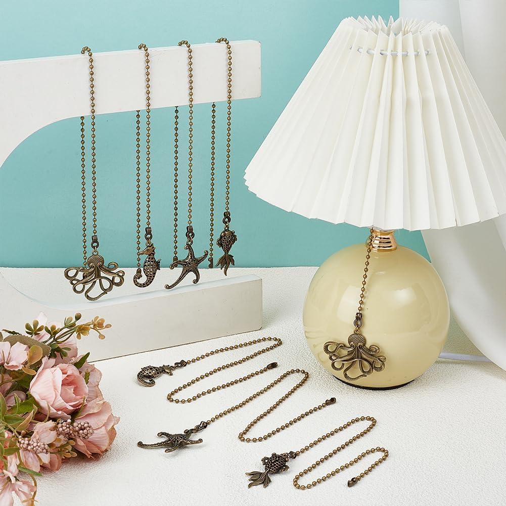 Cadena de Tirar para Ventilador de Techo BENECREAT 4 Estilos