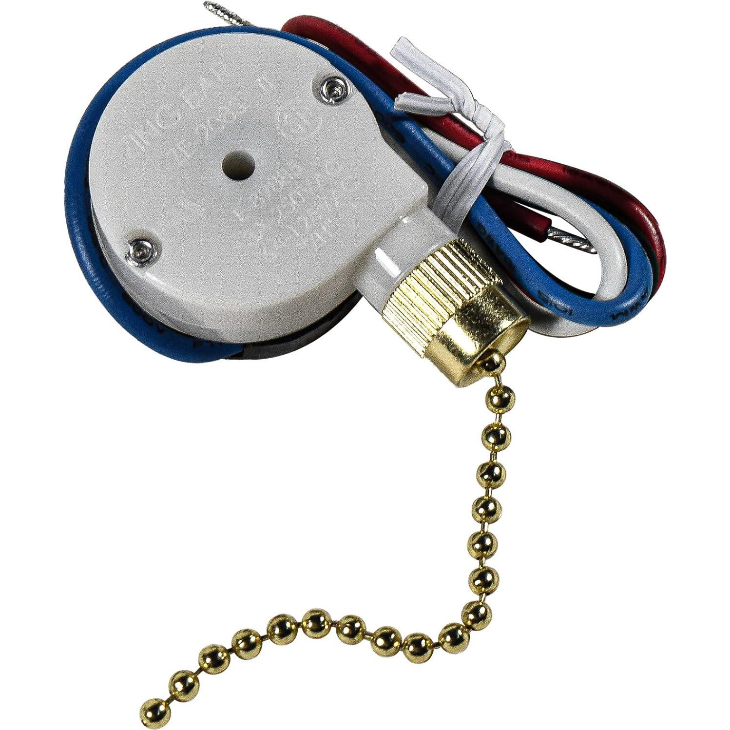 Interruptor de Ventilador de Techo HQRP 3 Velocidades 4 Cables