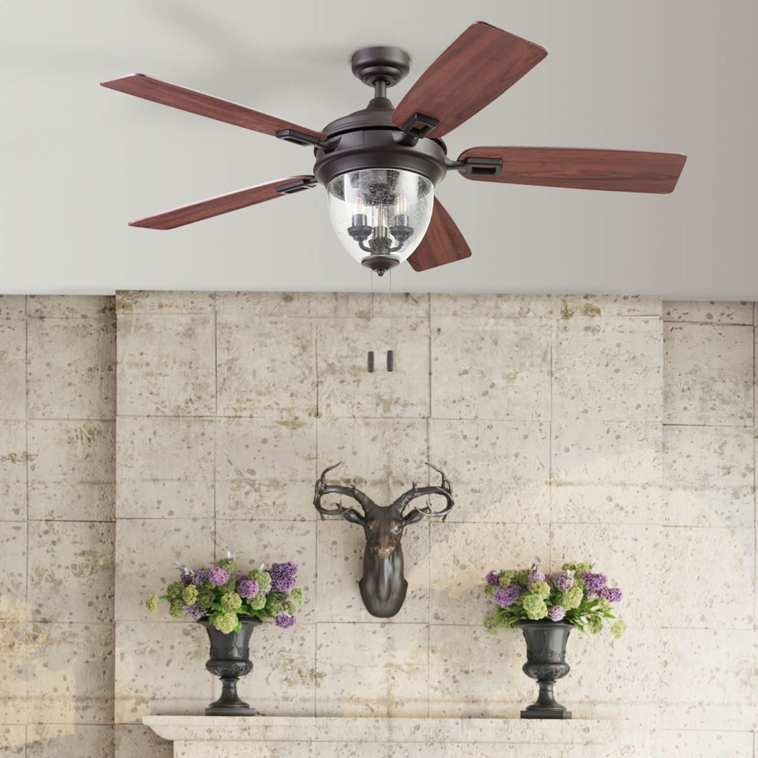 Ventilador de Techo Honeywell Glencrest 52" LED Bronce