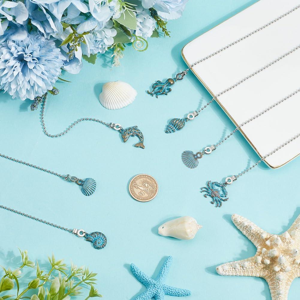 Cadena de Tirar para Ventilador de Techo CRASPIRE 12Pcs Marino