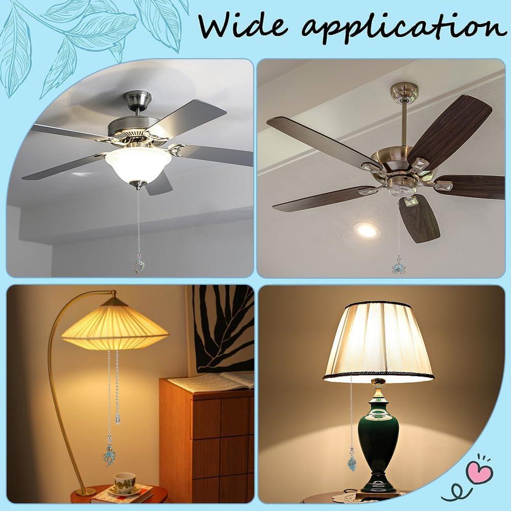 Cadena de Tirar para Ventilador de Techo CRASPIRE 12Pcs Marino