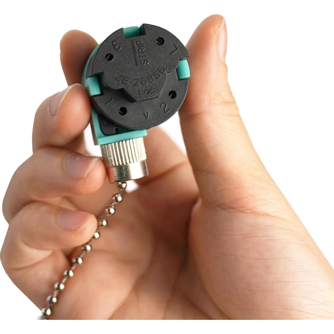 Interruptor de cadena YukiHalu para ventilador de techo 3 velocidades