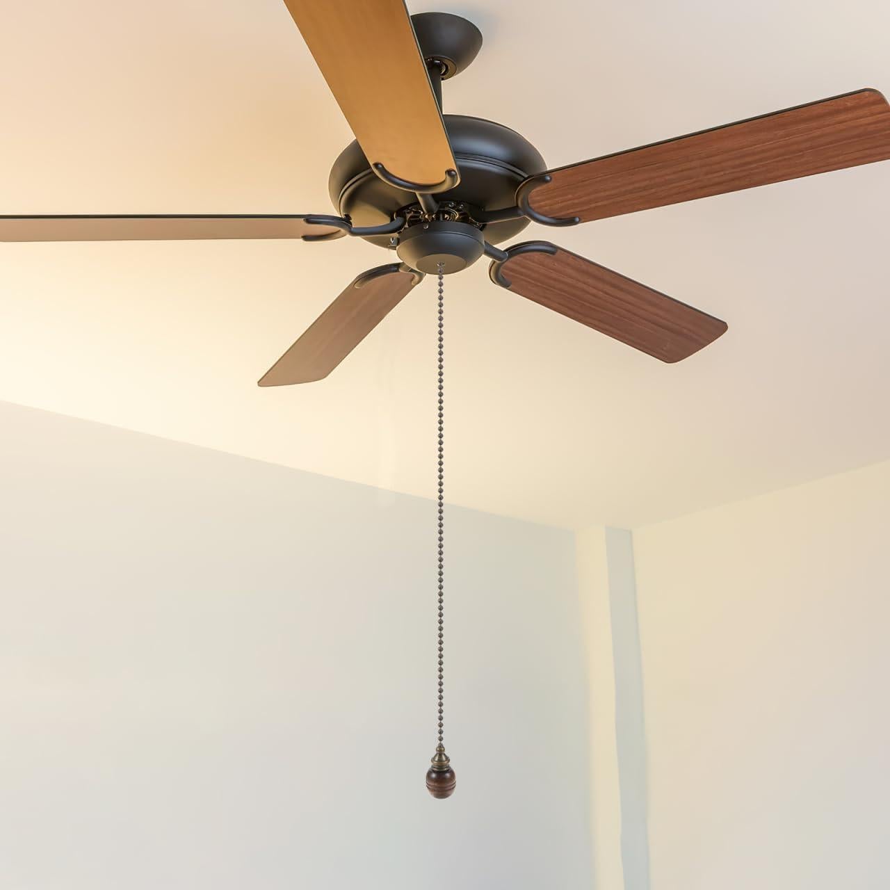 Cadena de Tirar para Ventilador de Techo OSALADI 30.5 cm Madera