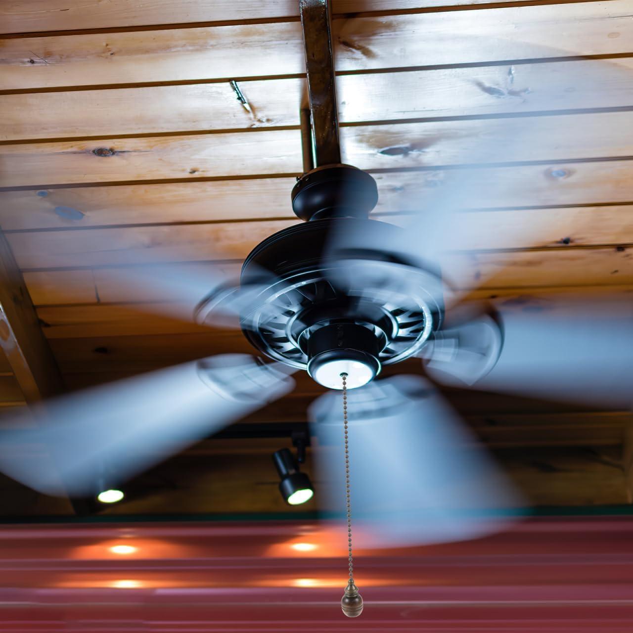 Cadena de Tirar para Ventilador de Techo OSALADI 30.5 cm Madera