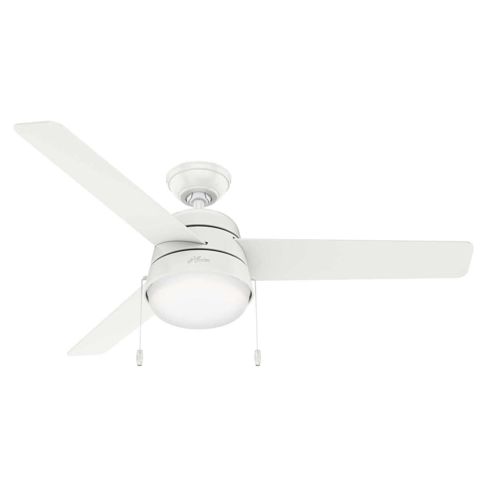 Ventilador de Techo Hunter Aker Blanco Fresco 52" LED