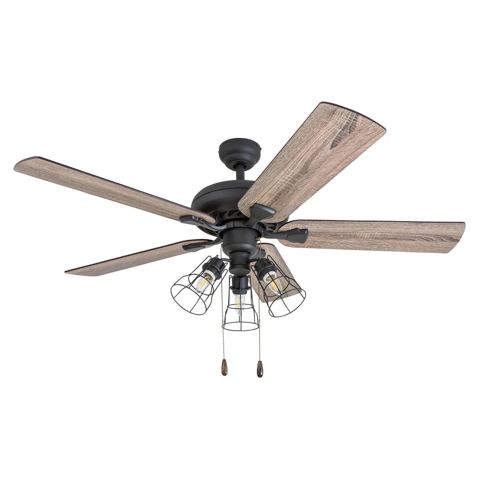 Ventilador de Techo Prominence Home Lincoln Woods 132 cm Bronce