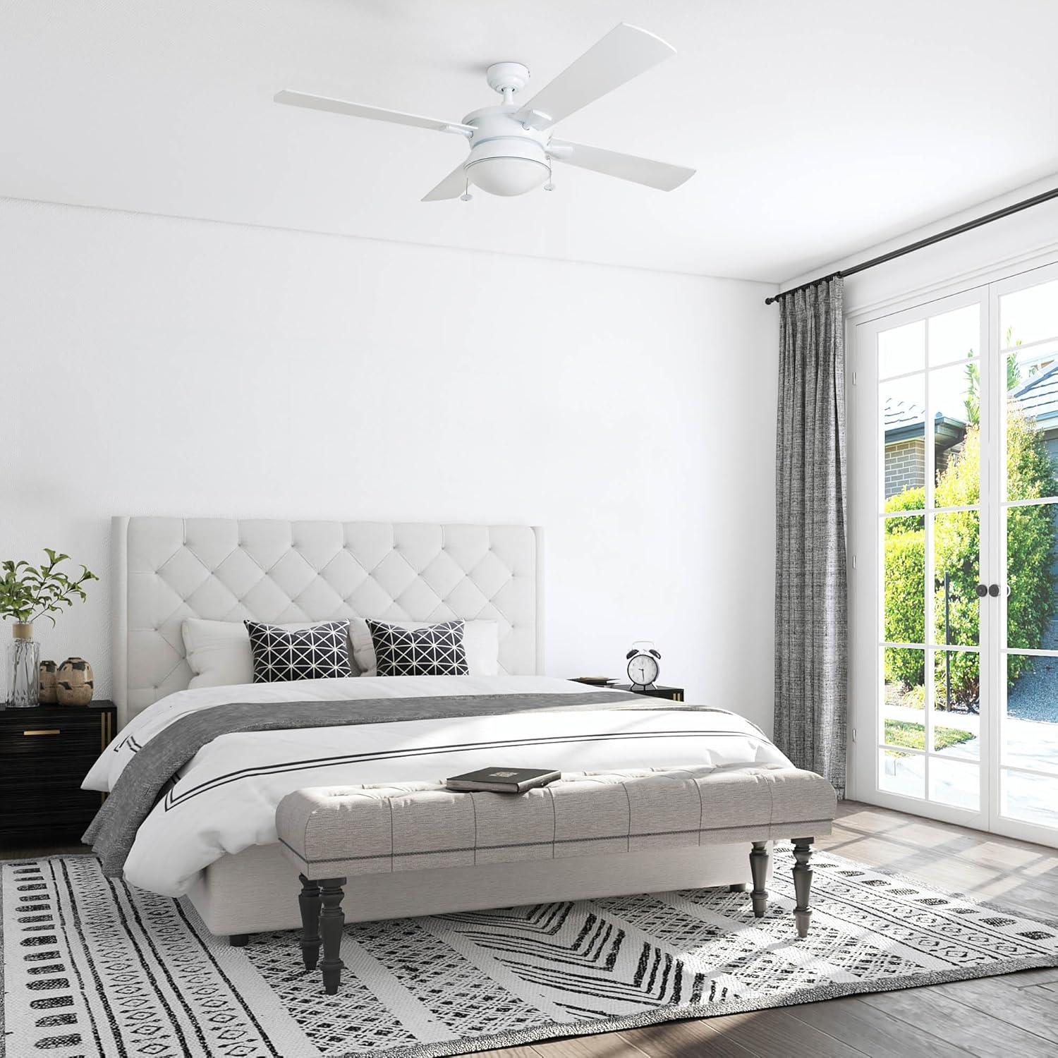 Ventilador de Techo Prominence Home Auletta 132 cm Blanco LED