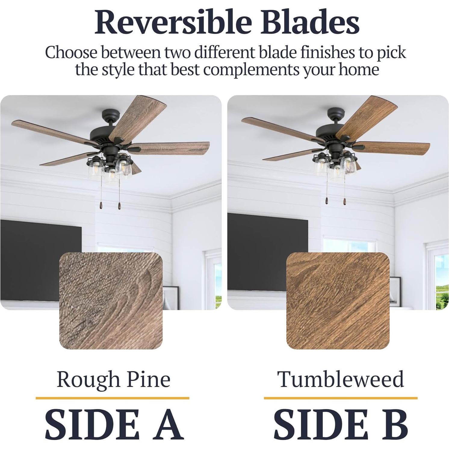 Ventilador de Techo Prominence Home Briarcrest 52" Bronce LED