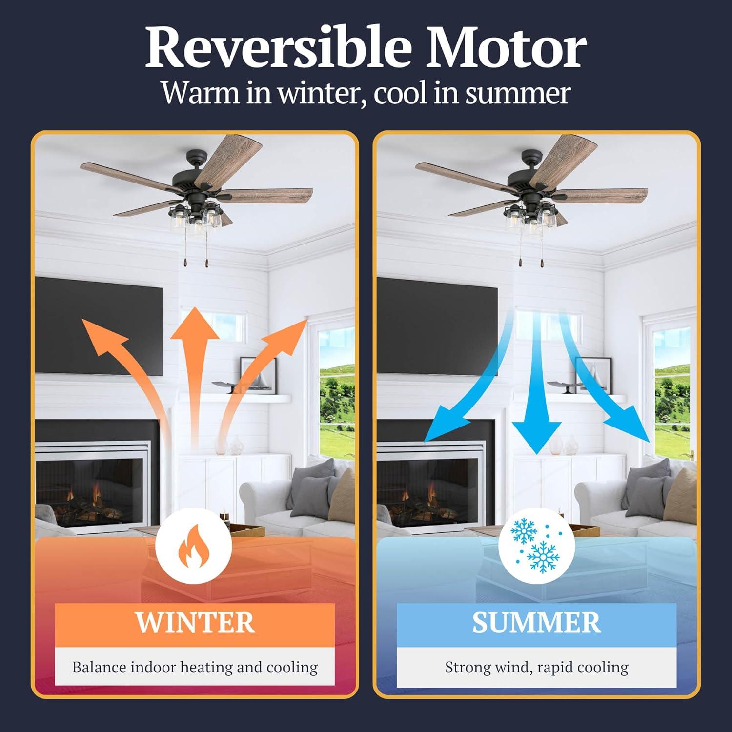 Ventilador de Techo Prominence Home Briarcrest 52" Bronce LED