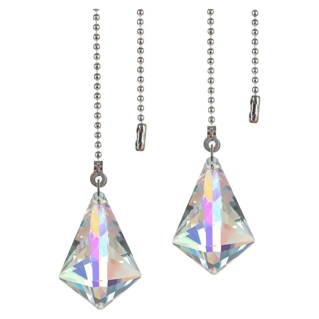 2 Piezas Cadena de Tirar de Cristal LONGSHENG 50 cm