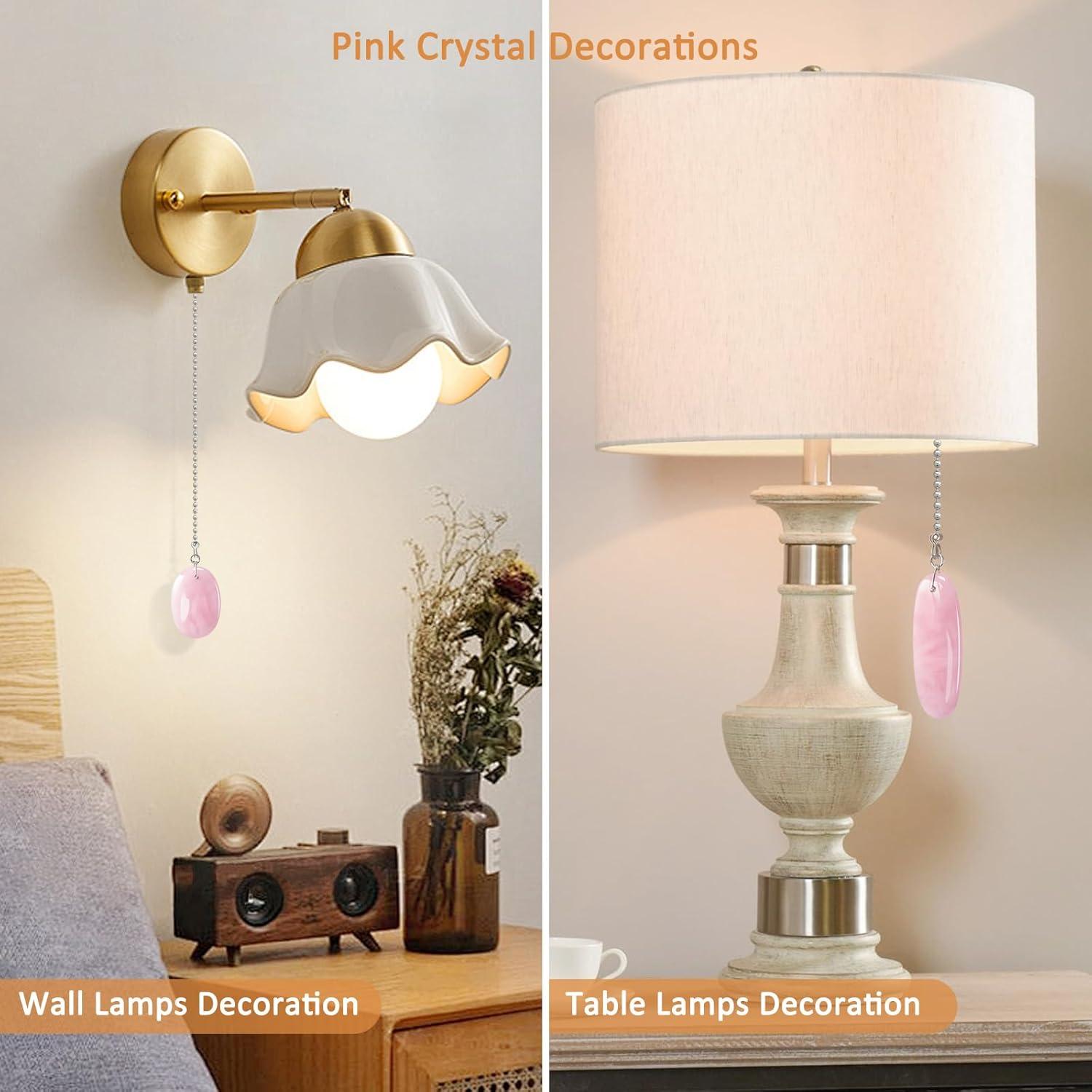 Cadena de Tirar para Ventilador de Techo LEFERS Cuarzo Rosa 31.8cm