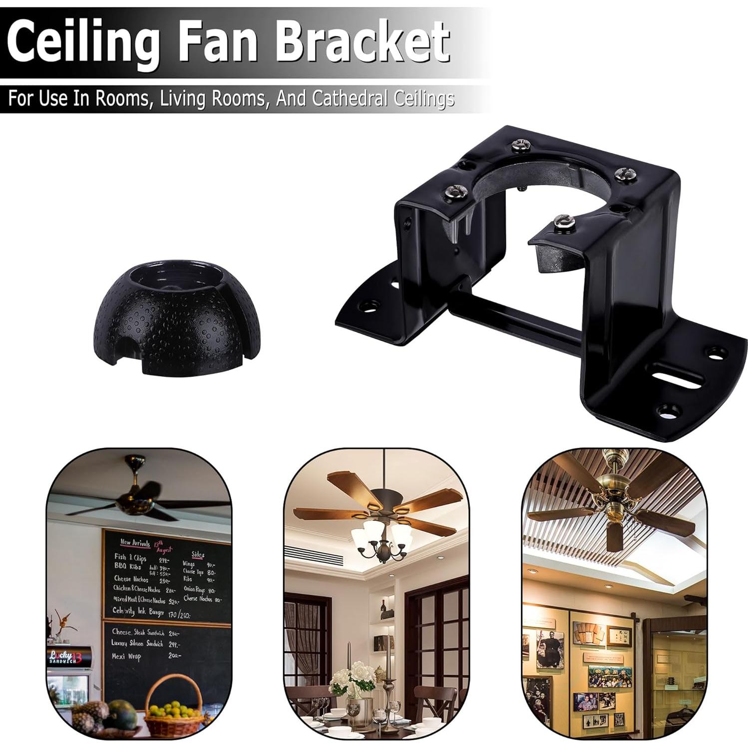 Soporte de Ventilador de Techo Genérico para Techo Inclinado