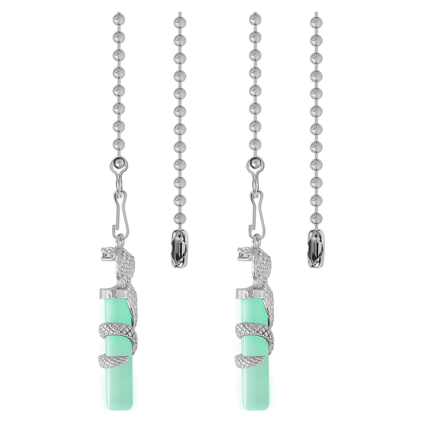 2 Cadenas de Tirar para Ventilador de Techo Dotlite 30.48cm Brillantes