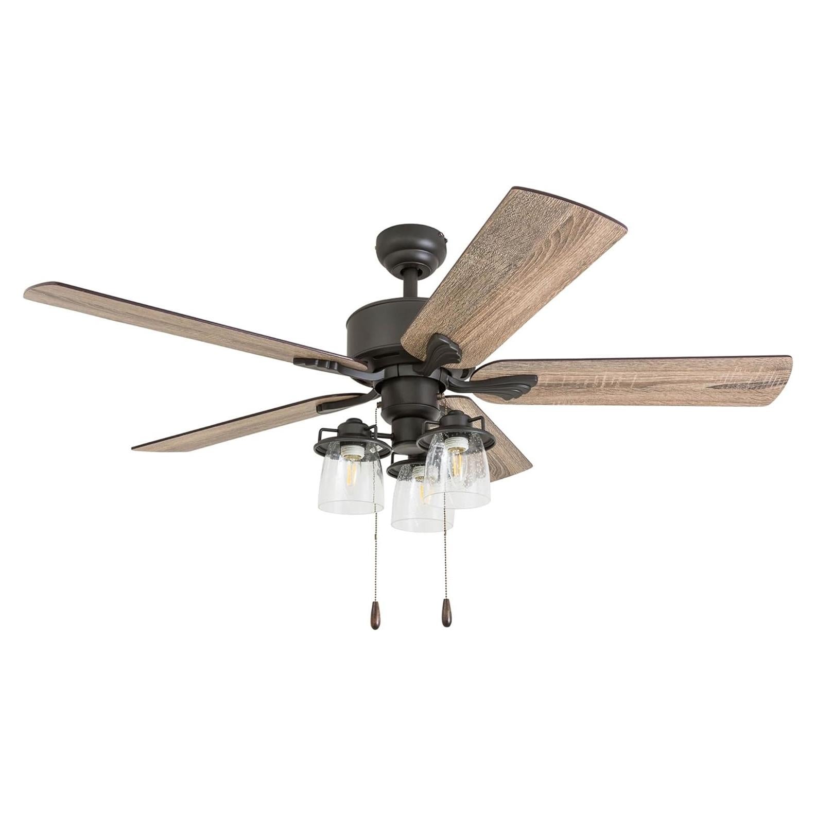 Ventilador de Techo Prominence Home River Run 52" Bronce LED