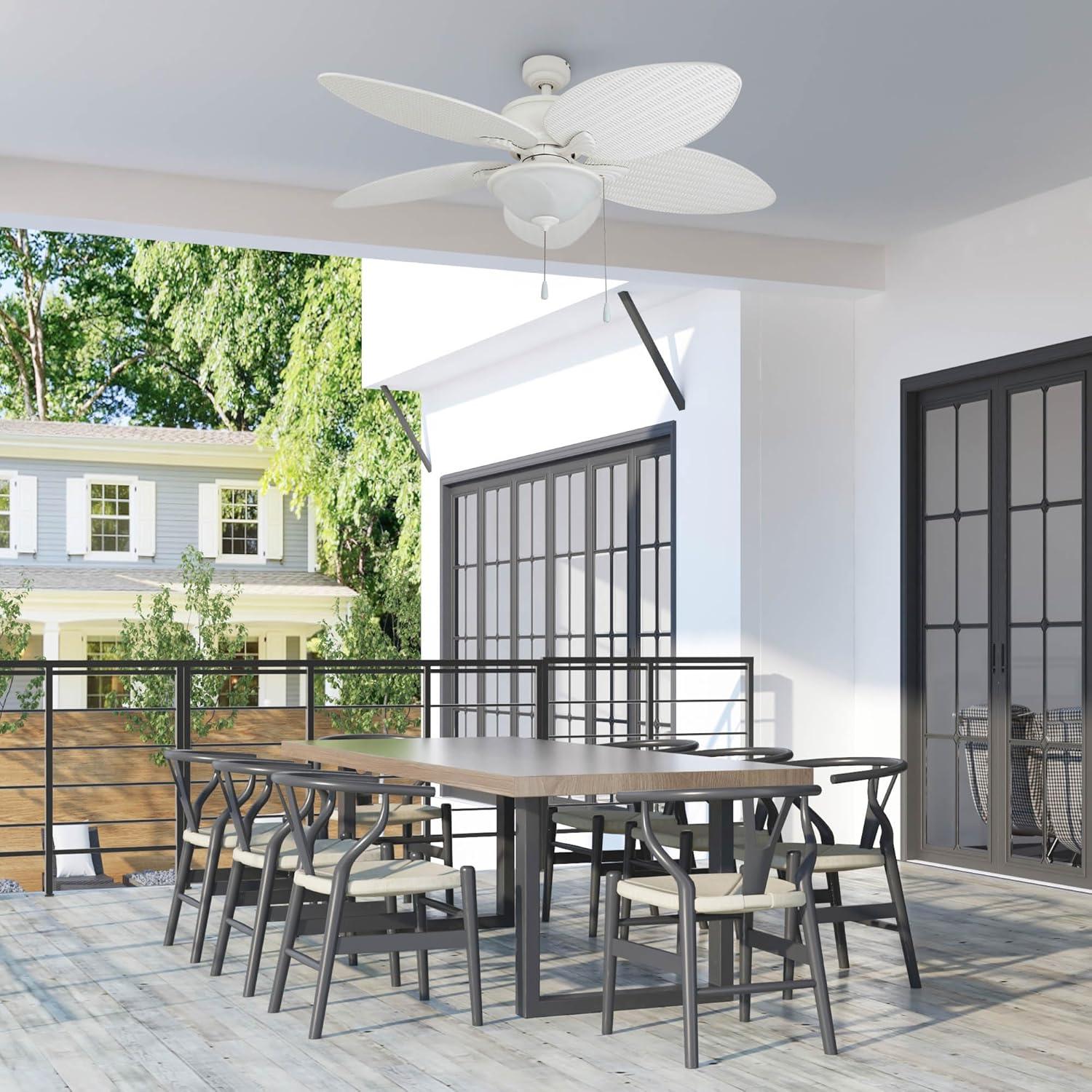 Ventilador de Techo Tropical Prominence Home Solana 132 cm Luz