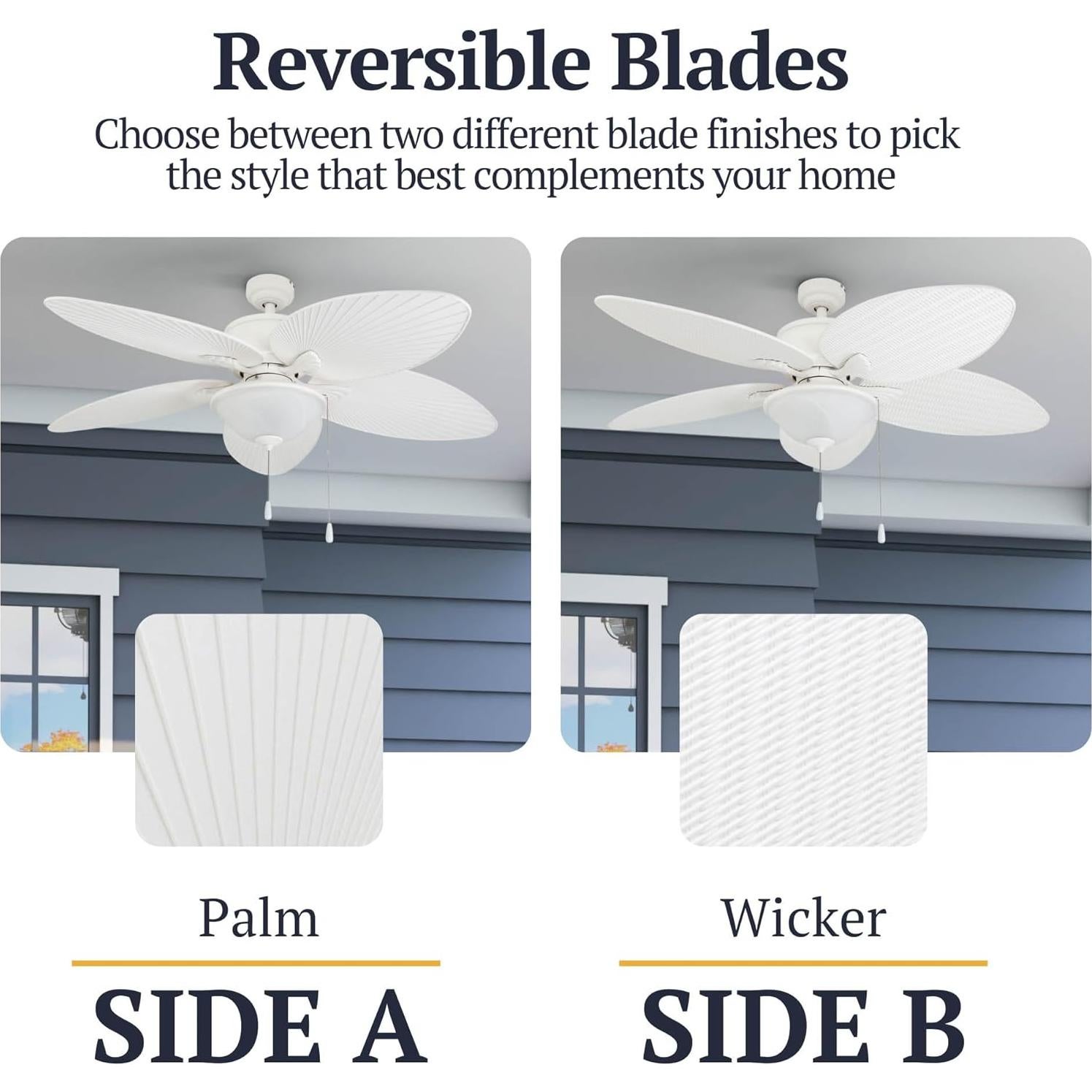 Ventilador de Techo Tropical Prominence Home Solana 132 cm Luz