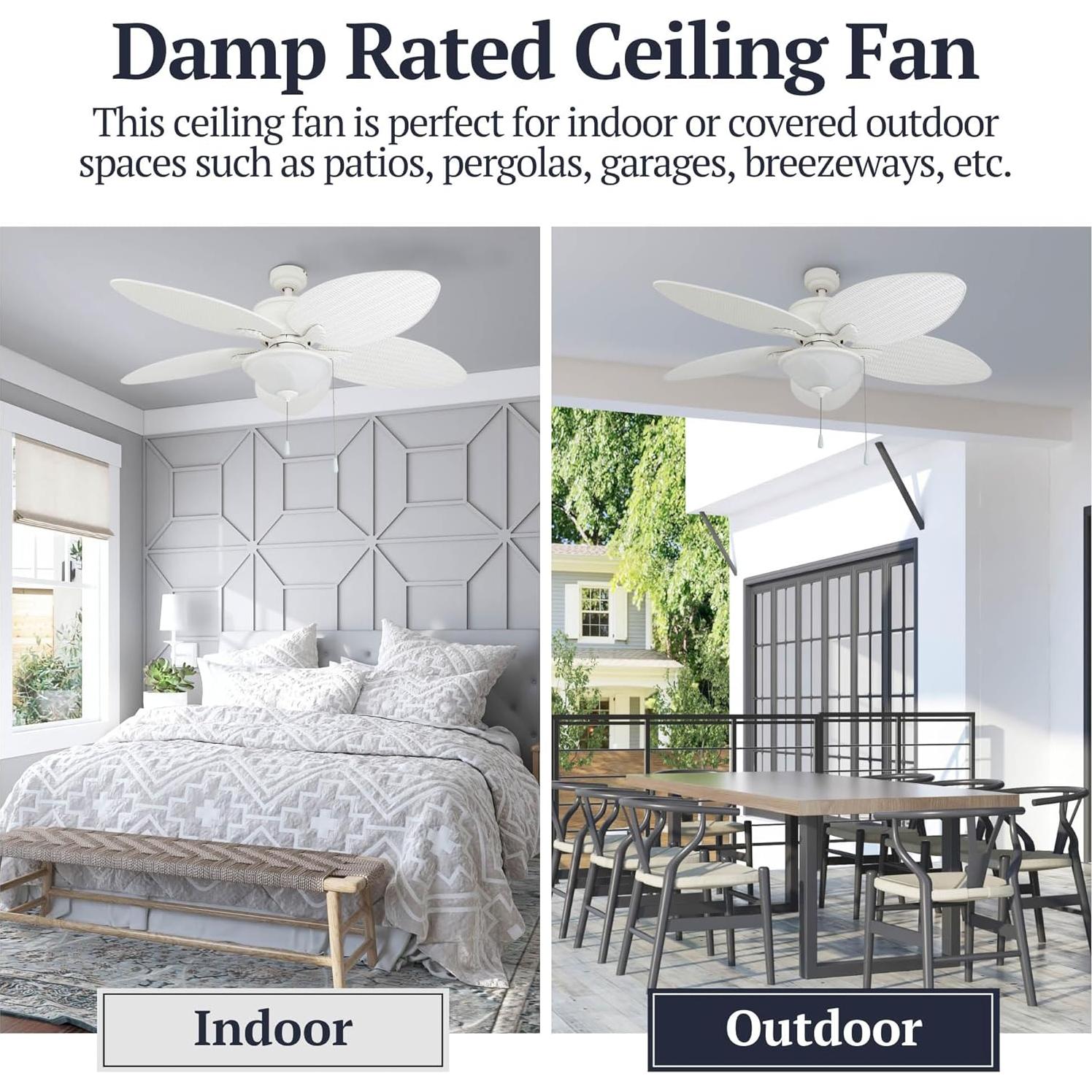 Ventilador de Techo Tropical Prominence Home Solana 132 cm Luz