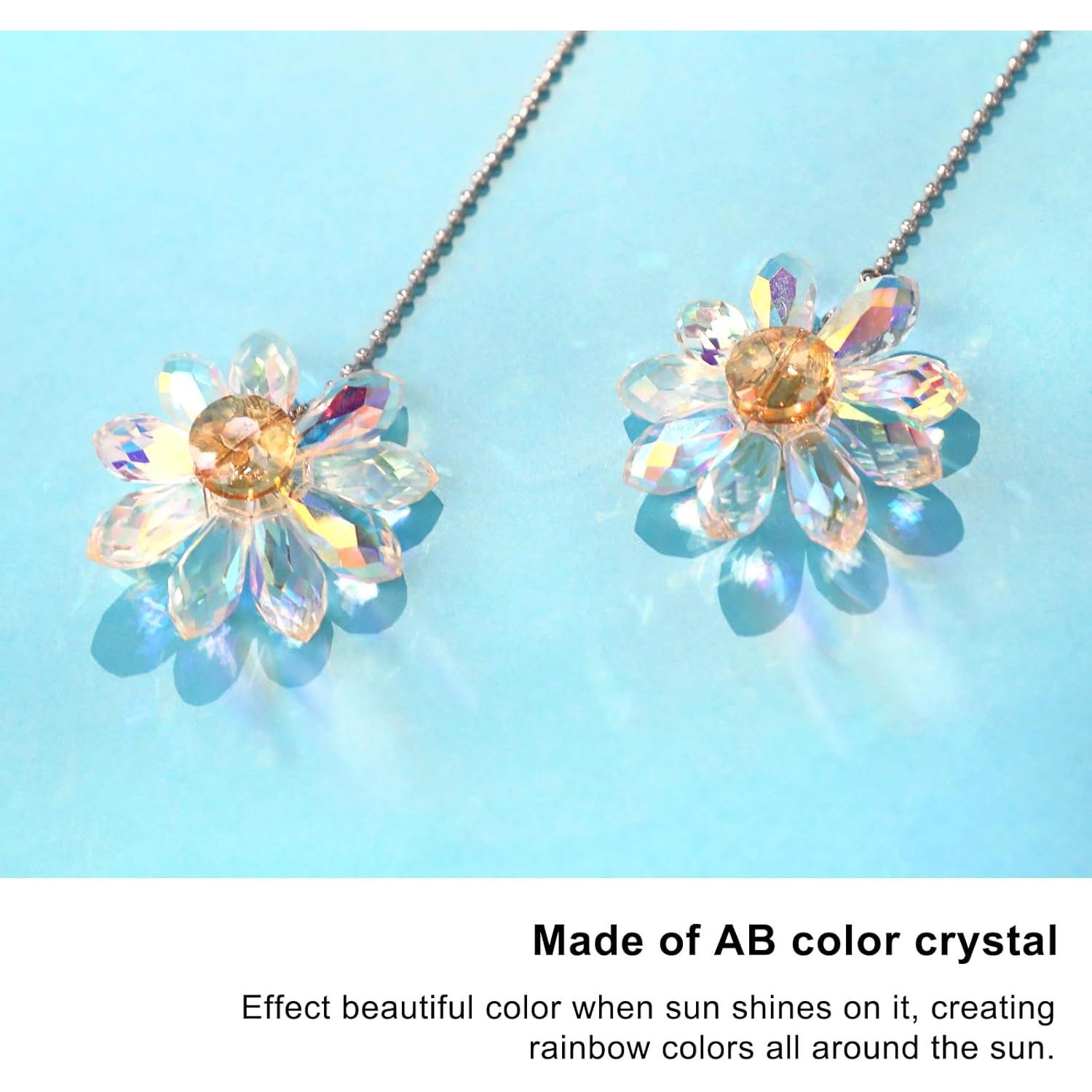 Cadena de Tirar para Ventilador de Techo Ethanberg Cristal AB 2 Piezas