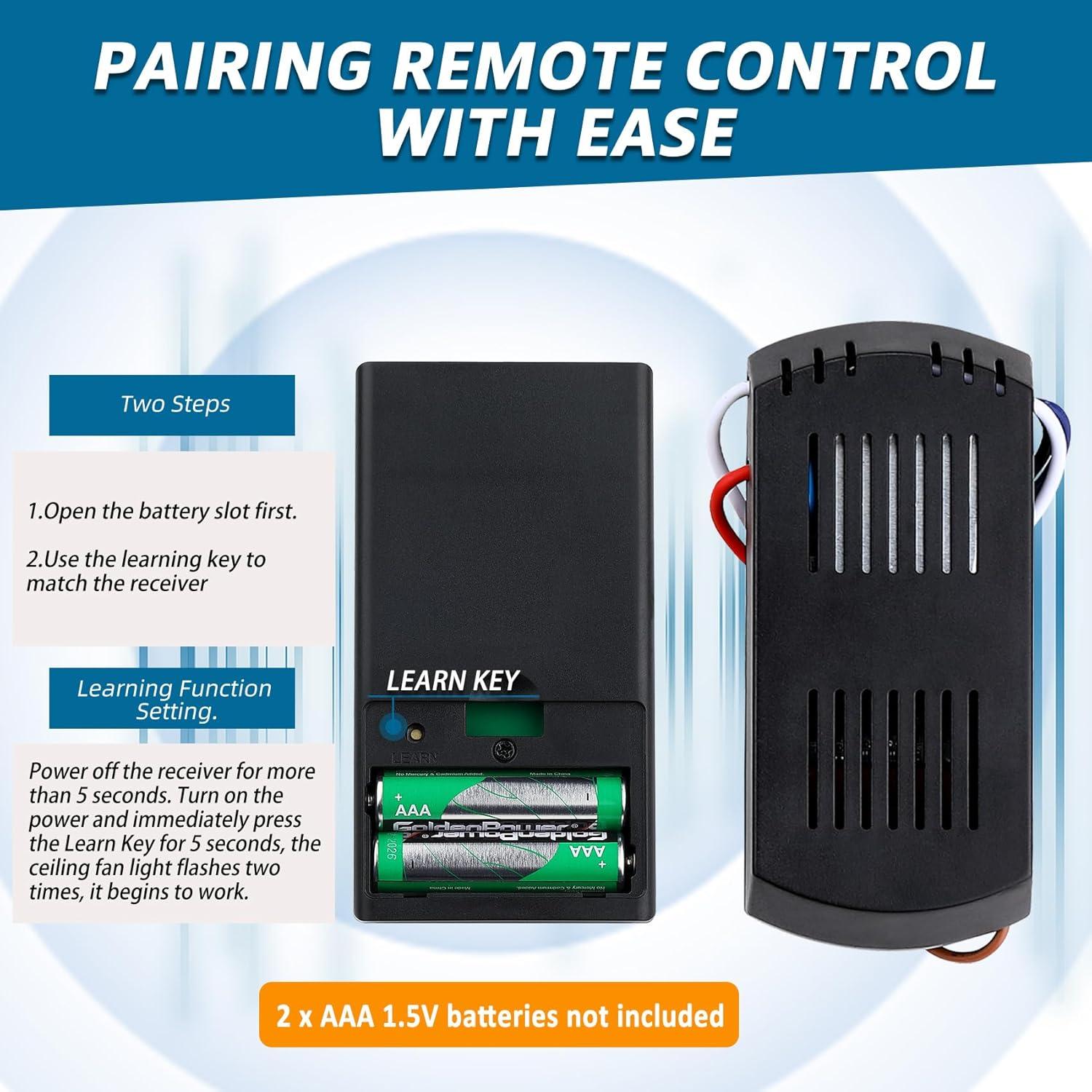 Control Remoto Universal para Ventilador de Techo Senroyal 3 Velocidades