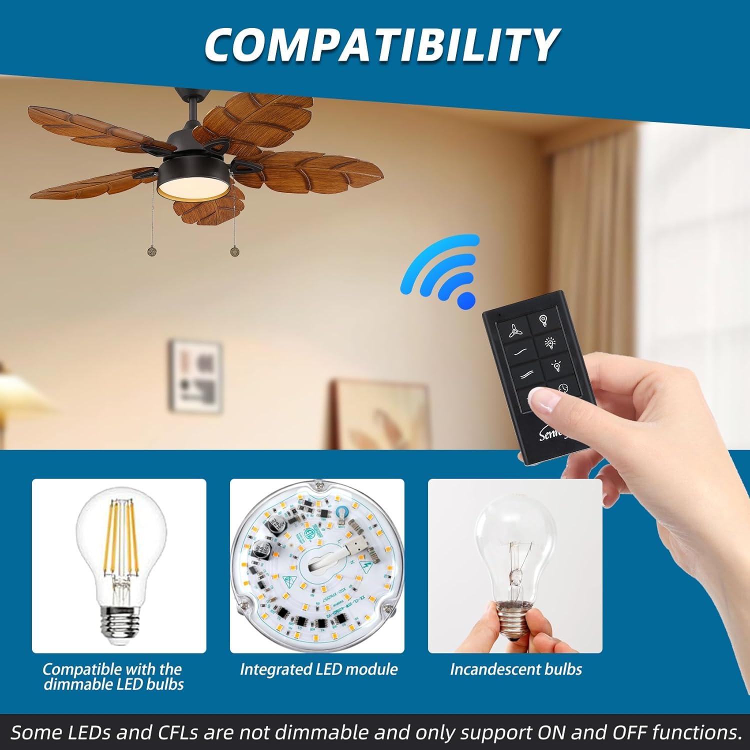 Control Remoto Universal para Ventilador de Techo Senroyal 3 Velocidades