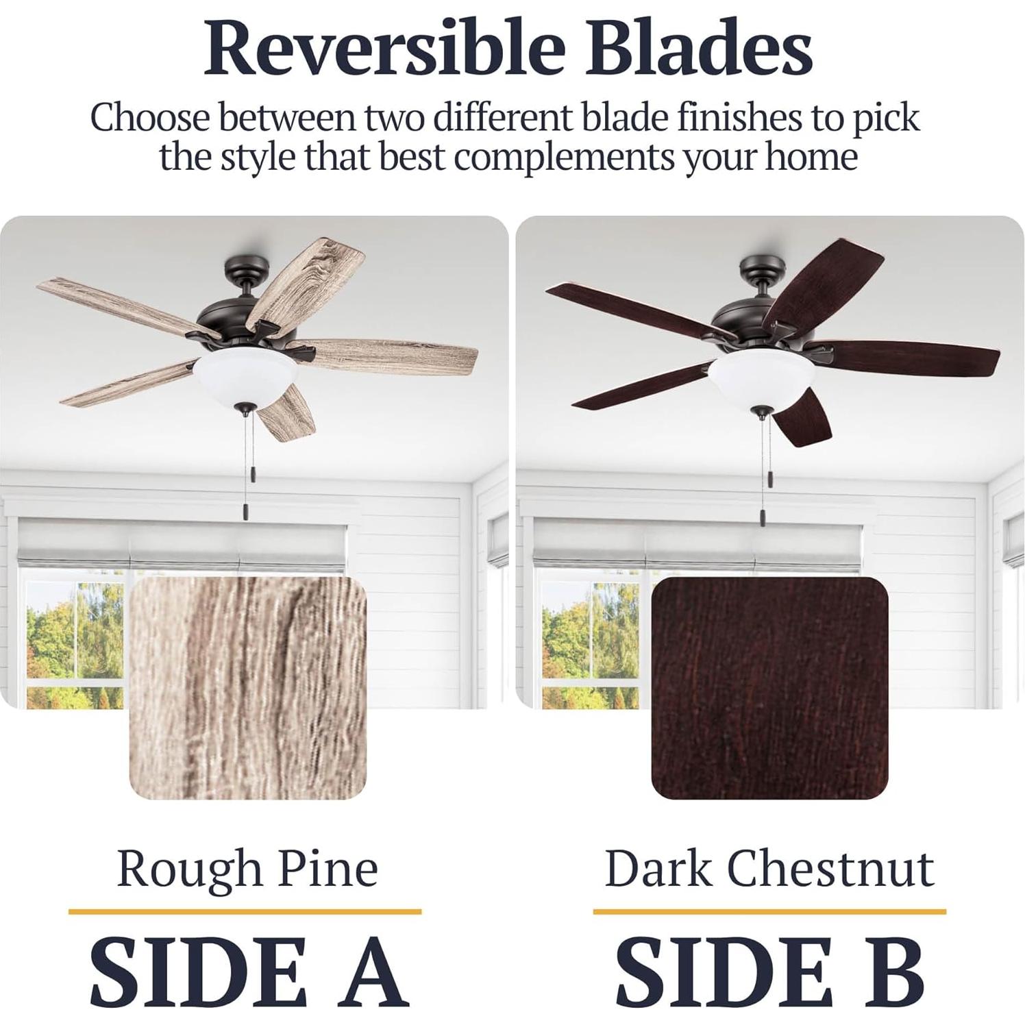 Ventilador de Techo LED Prominence Home Cannes 52" Bronce