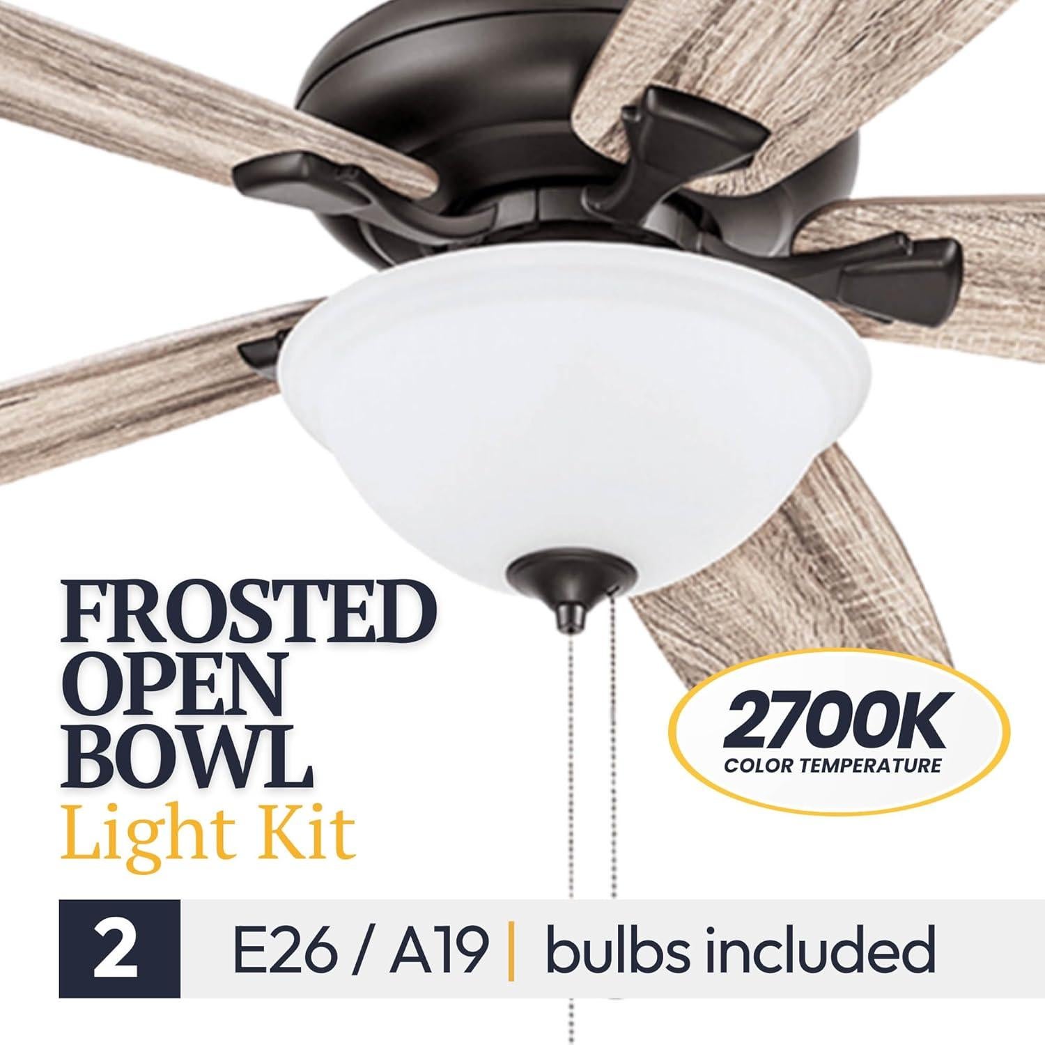 Ventilador de Techo LED Prominence Home Cannes 52" Bronce