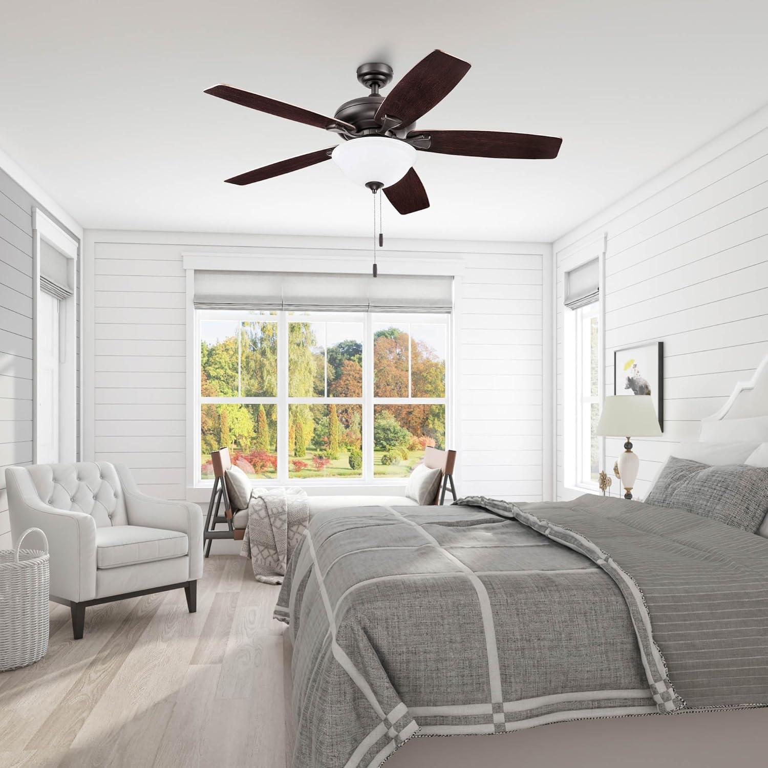 Ventilador de Techo LED Prominence Home Cannes 52" Bronce