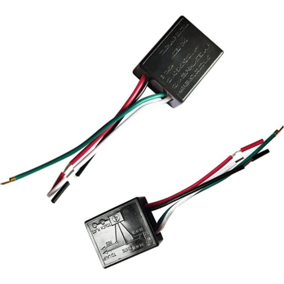 Interruptor Táctil SaiDian 2 Pcs 120V Regulador de Luz LED