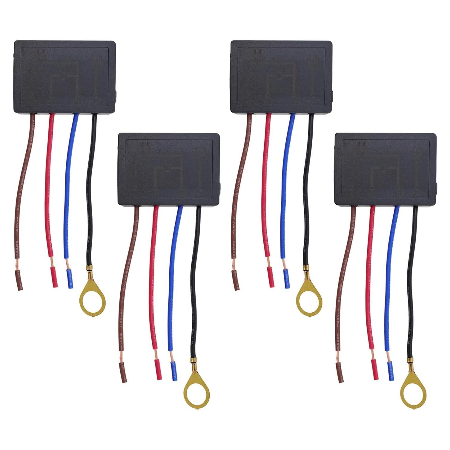 Interruptor de lámpara táctil Chinflly 1A 100W 4 etapas