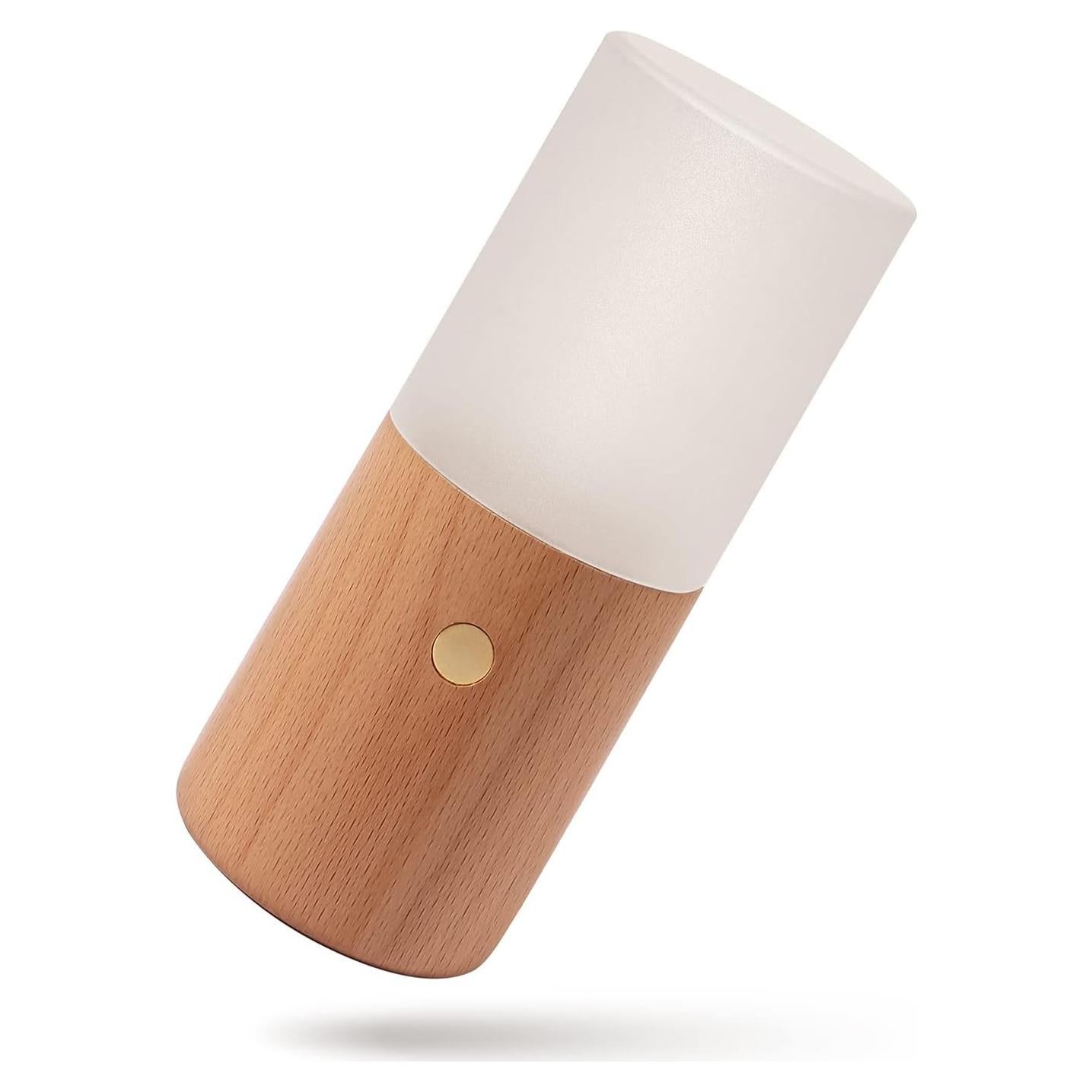 Lámpara Táctil LED Acrílico Haya 7 Colores RGB Luz Nocturna