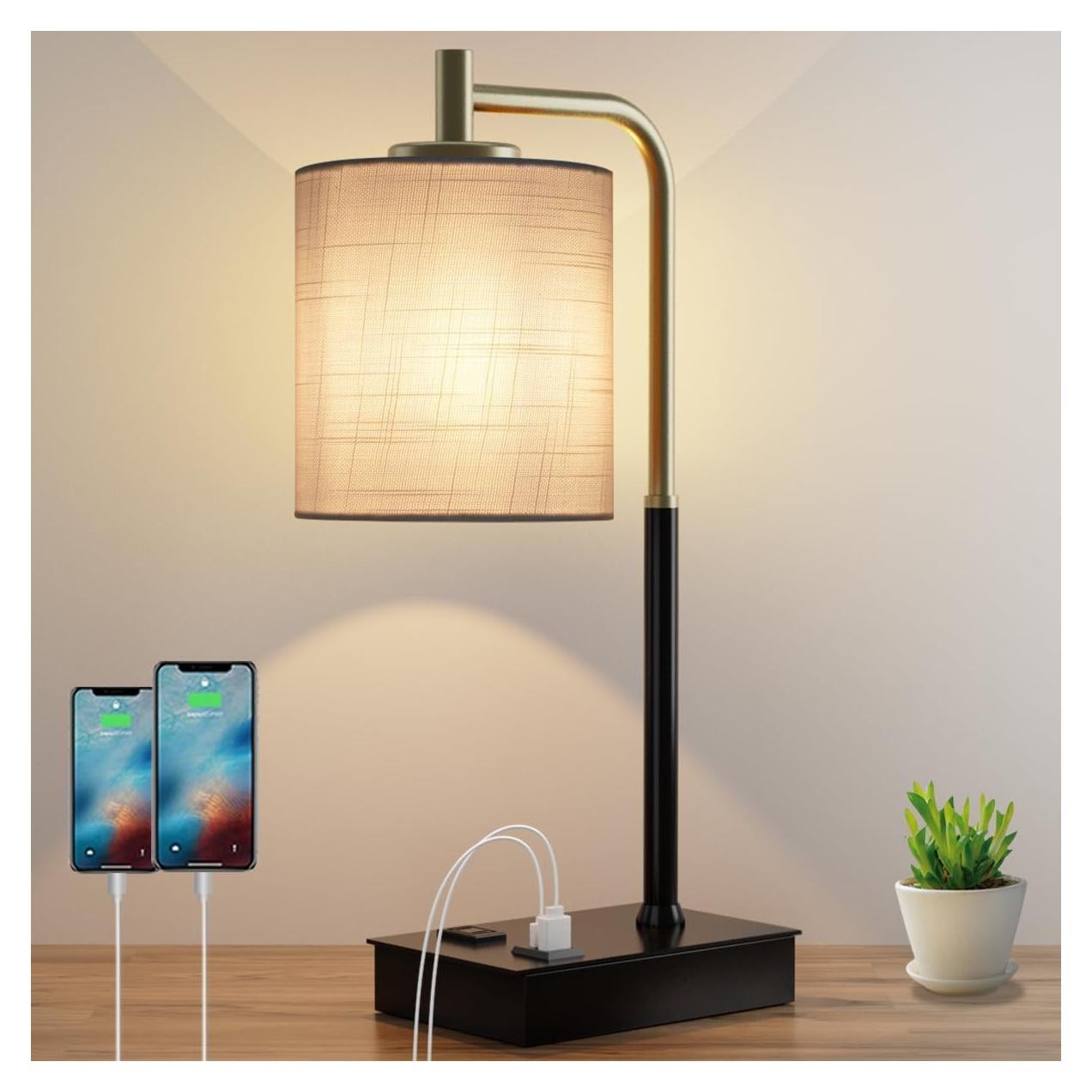 Lámpara de Mesa Táctil Mafeiyan con USB y 3 Niveles de Brillo