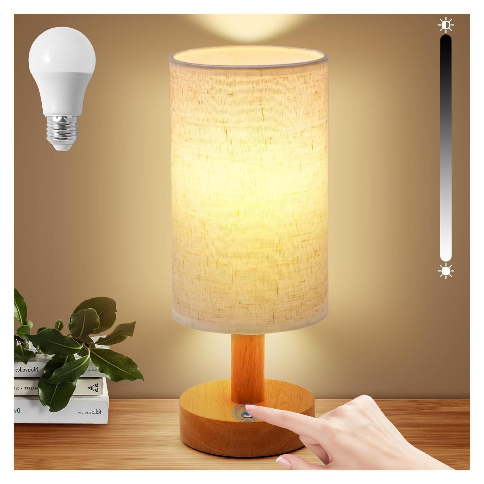 Lámpara de Mesa Inalámbrica Pickrelax STL03 Beige 2700K
