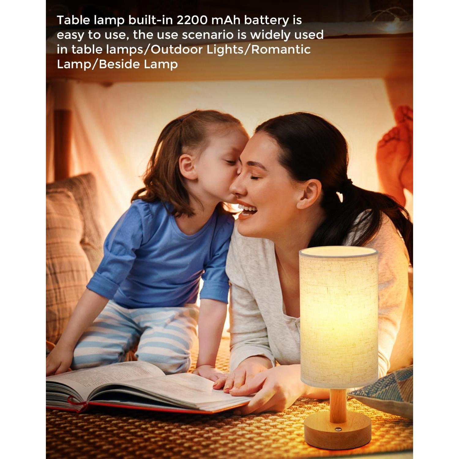 Lámpara de Mesa Inalámbrica Pickrelax STL03 Beige 2700K