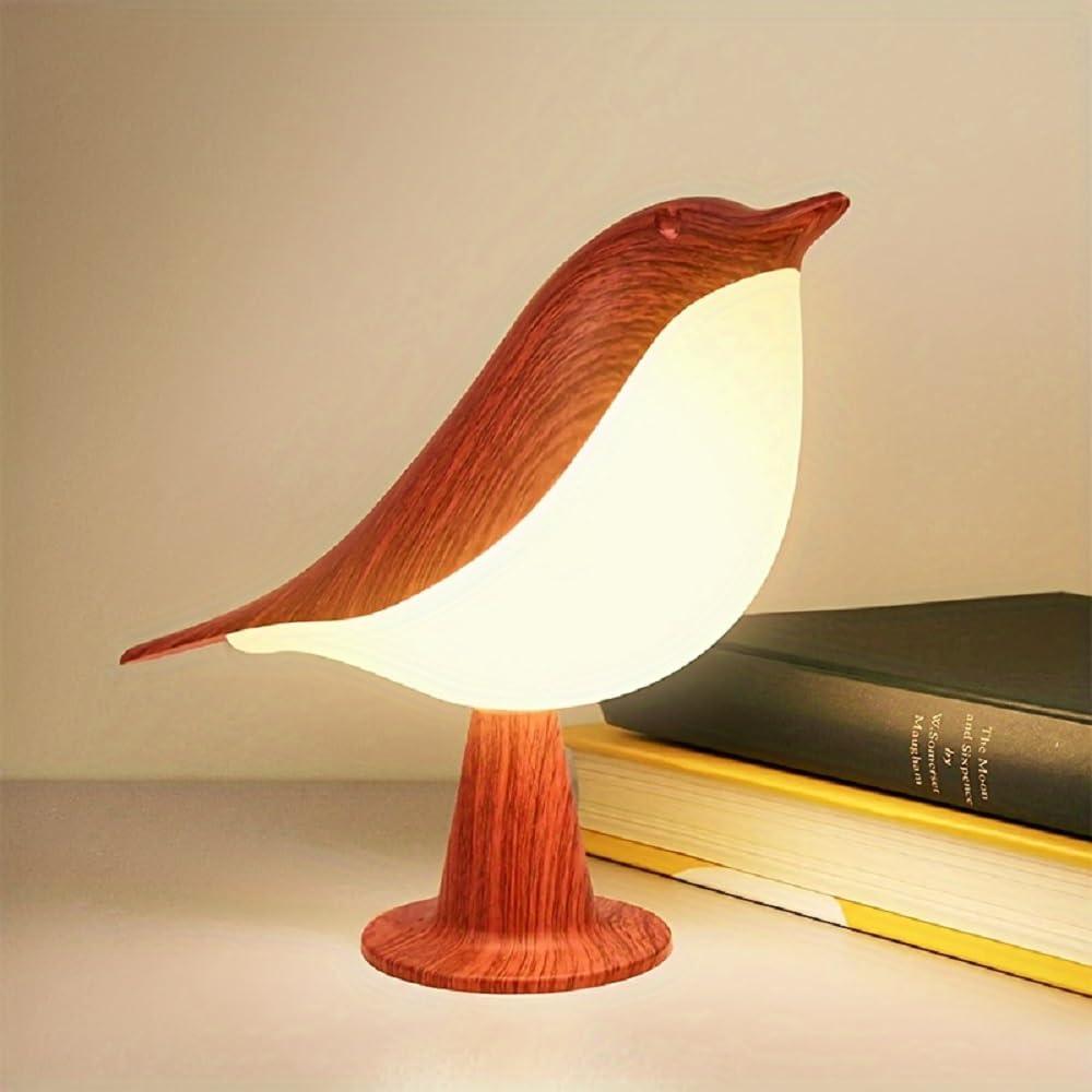 Lámpara de Mesa Recargable Deogos Bird - Luz Nocturna Táctil
