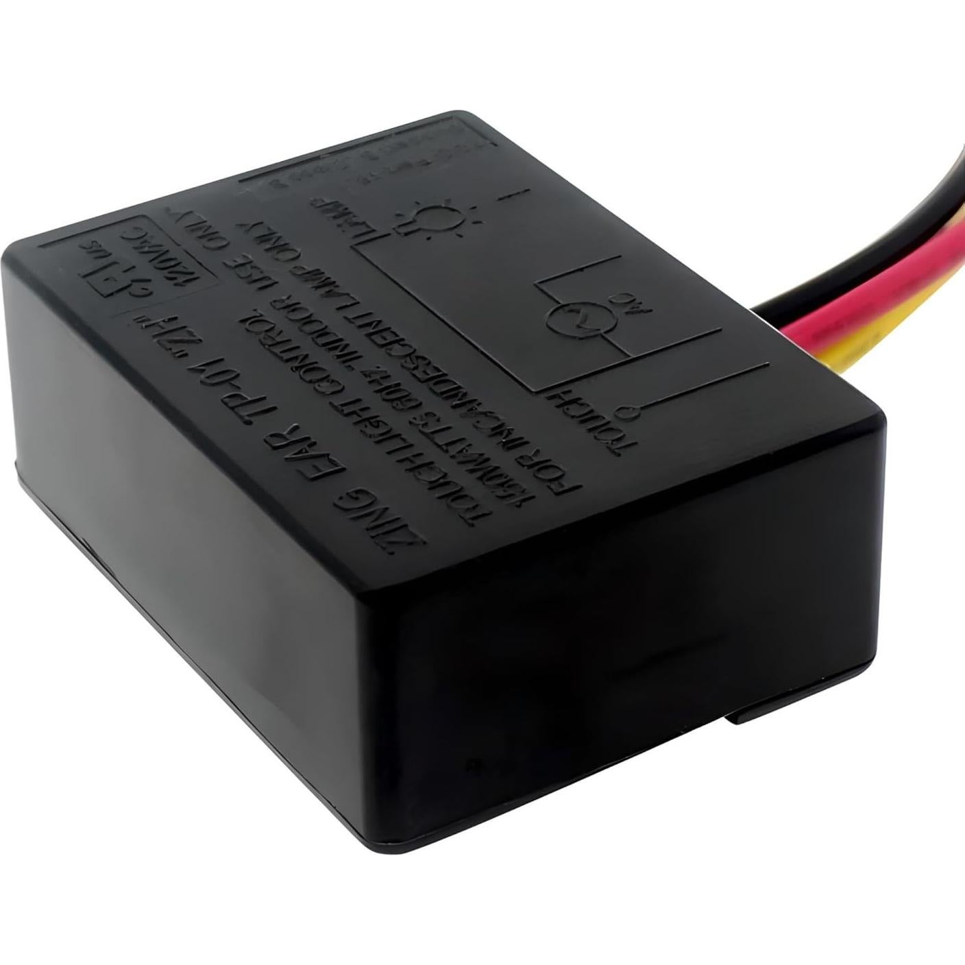 Interruptor Táctil Regulador 150W Zing Ear TP-01 para Lámparas