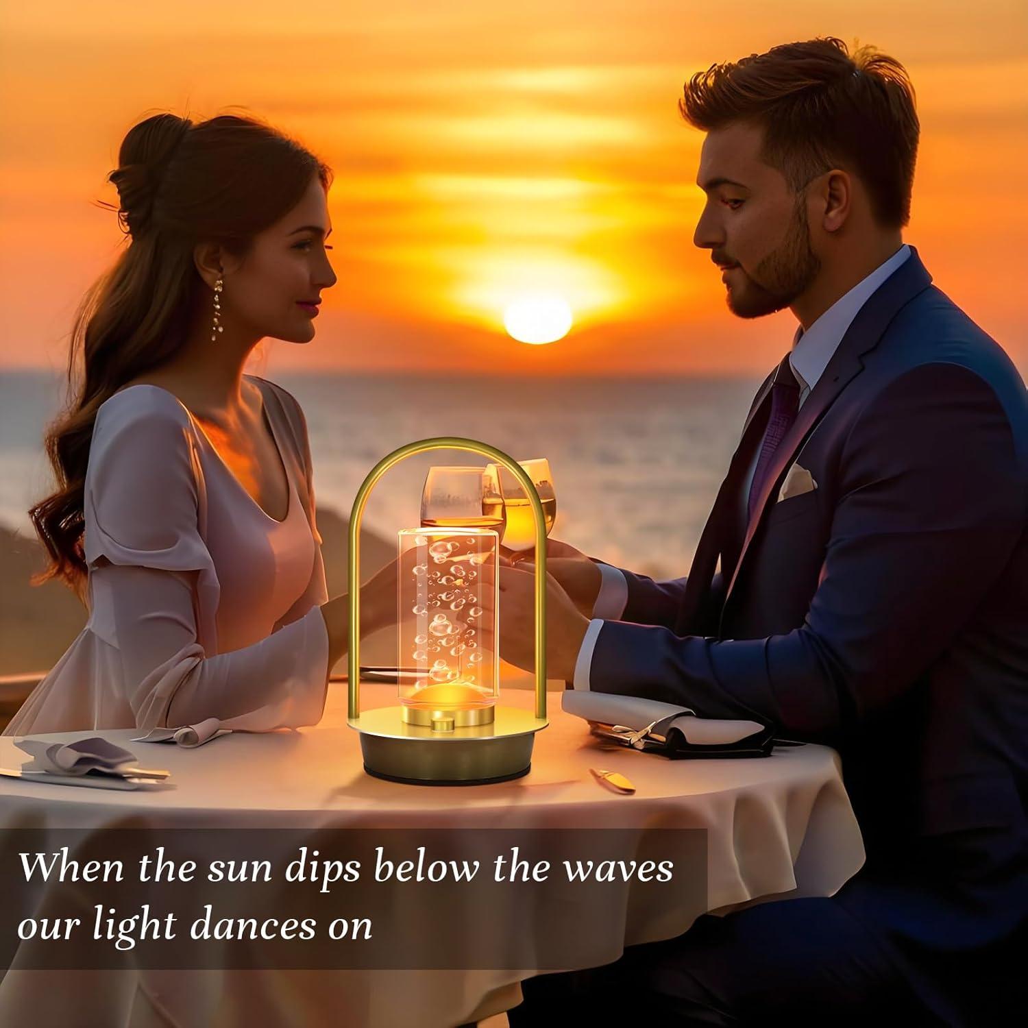 Lámpara de Mesa Inalámbrica AOTEAM A-1 Dimmable 3 Colores