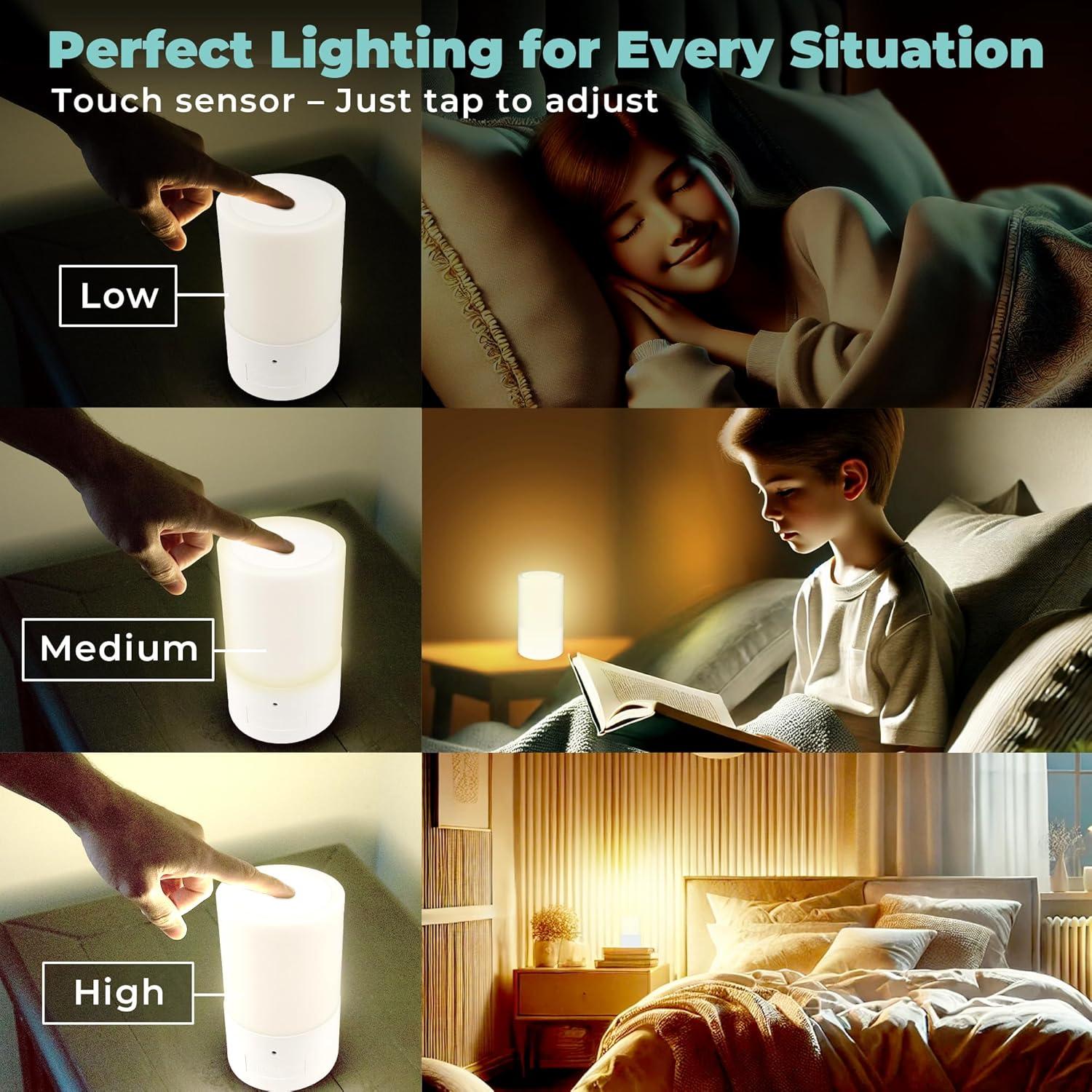 Lámpara de Mesa de Emergencia LFI 200 Horas Luz LED Recargable