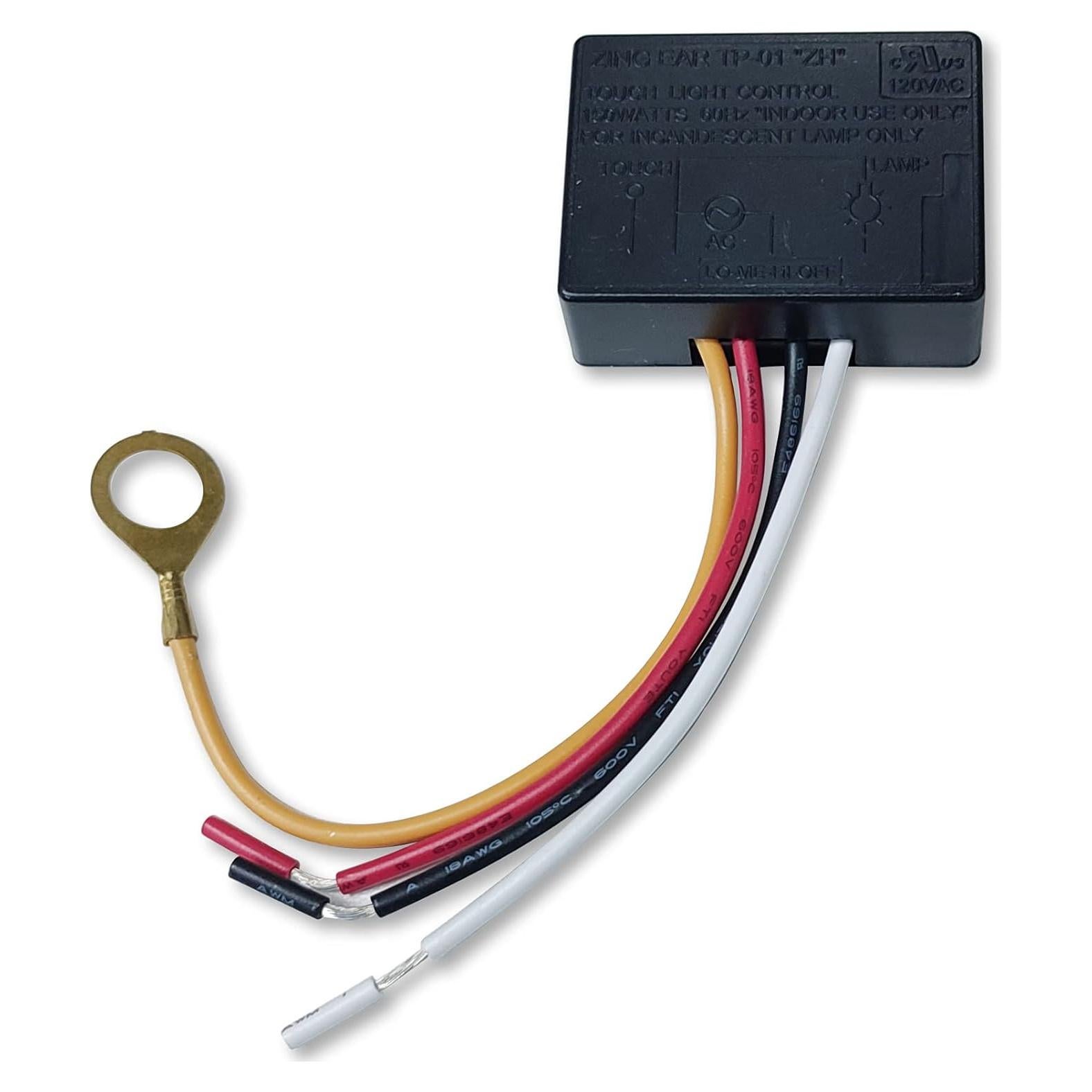 Interruptor Táctil Zing Ear TP-01 ZH Regulador 150W 120V