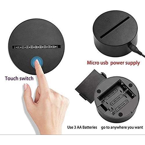 Lámpara Nocturna 3D Bob Esponja Zillion Craft USB Táctil