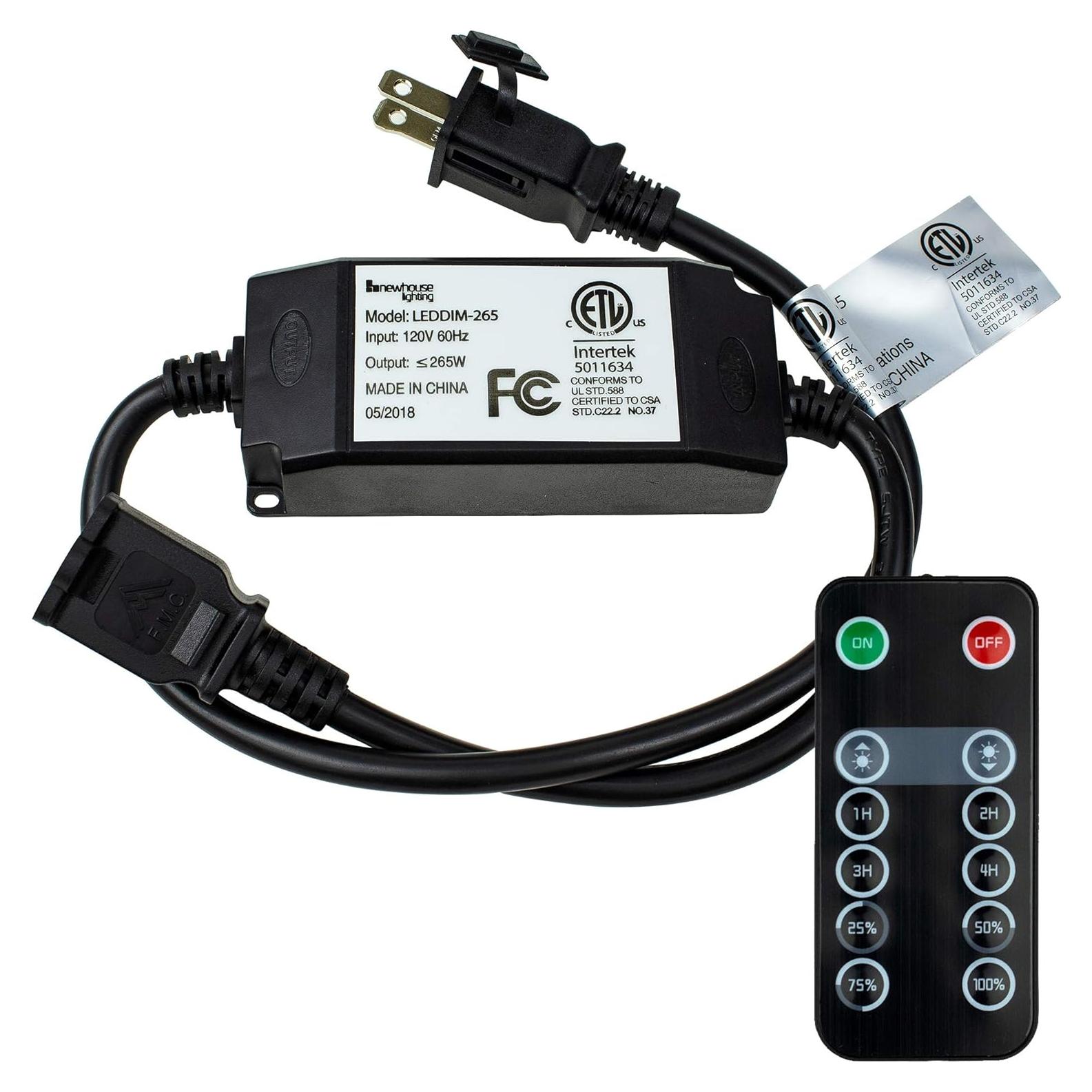 Control Remoto Inalámbrico para Atenuador de Luces LED Newhouse 265W