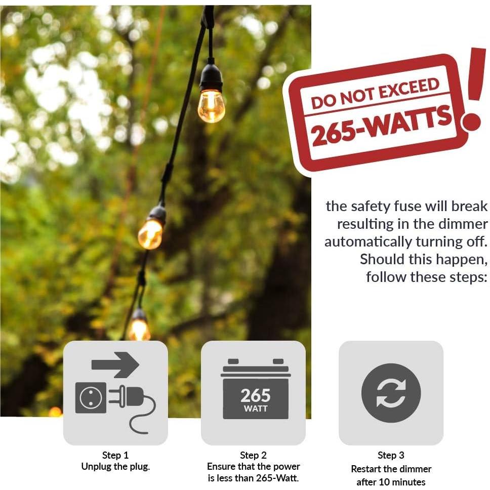 Control Remoto Inalámbrico para Atenuador de Luces LED Newhouse 265W