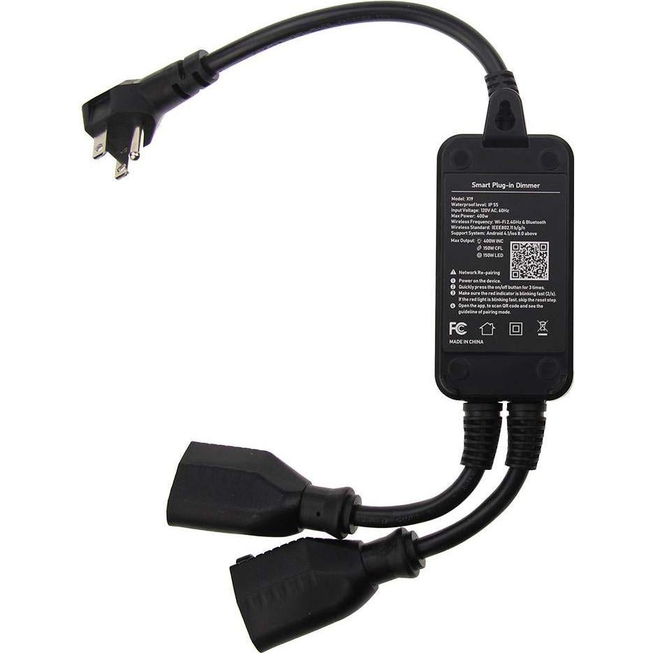 Dimmer Inteligente Ironsmith 400W Impermeable con 2 Receptáculos